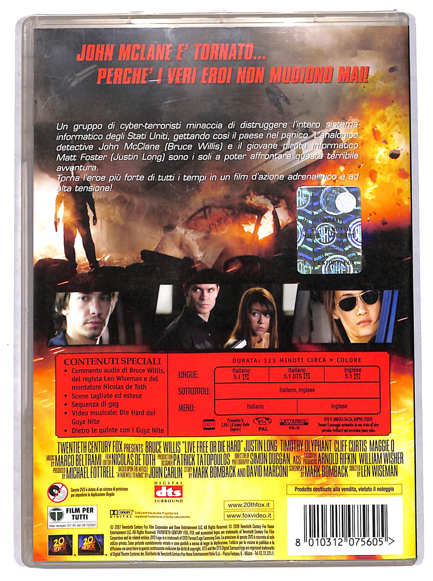 EBOND die hard - vivere o morire DVD D712817