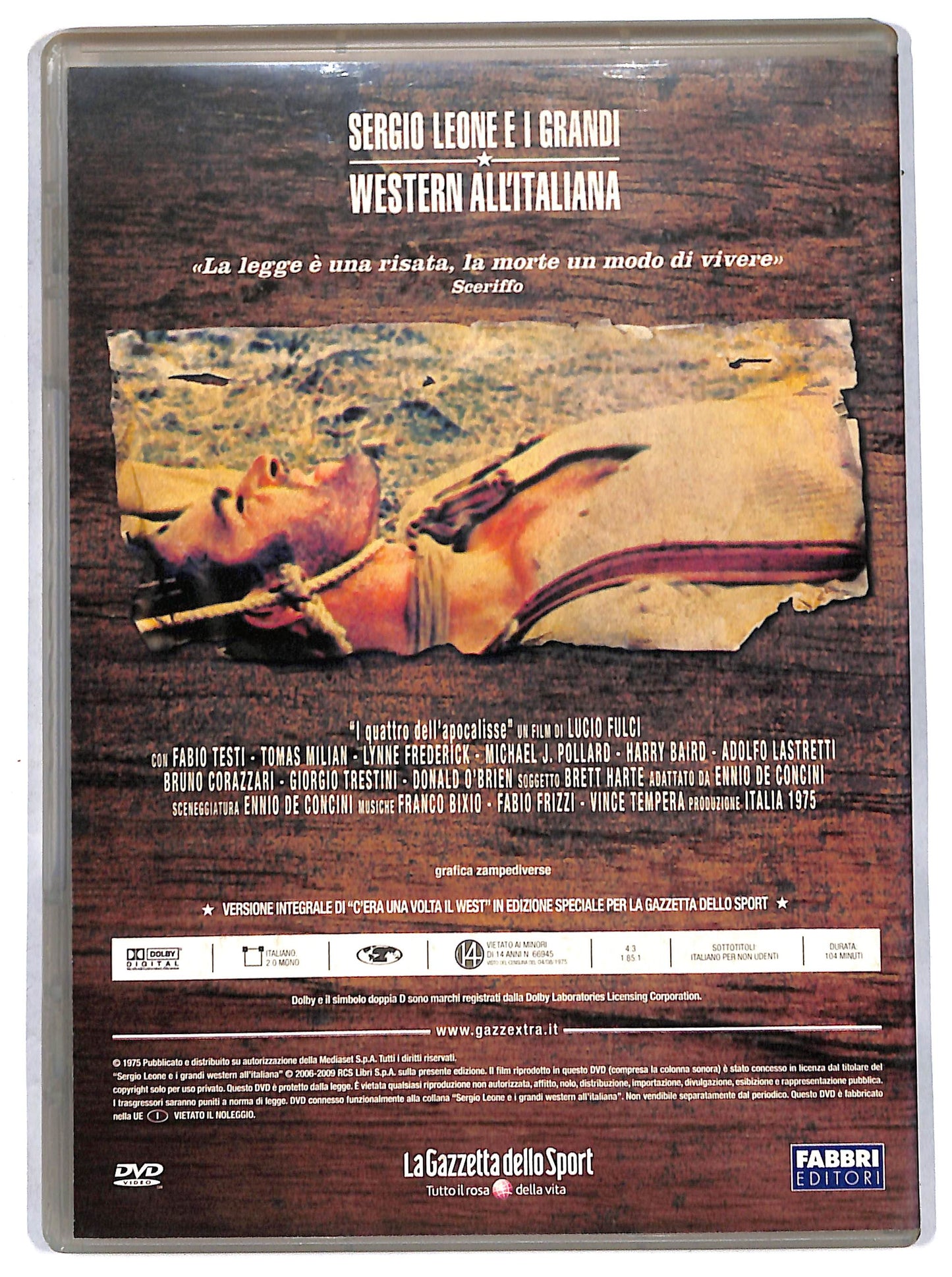 EBOND I quattro dell'apocalisse EDITORIALE DVD D713062