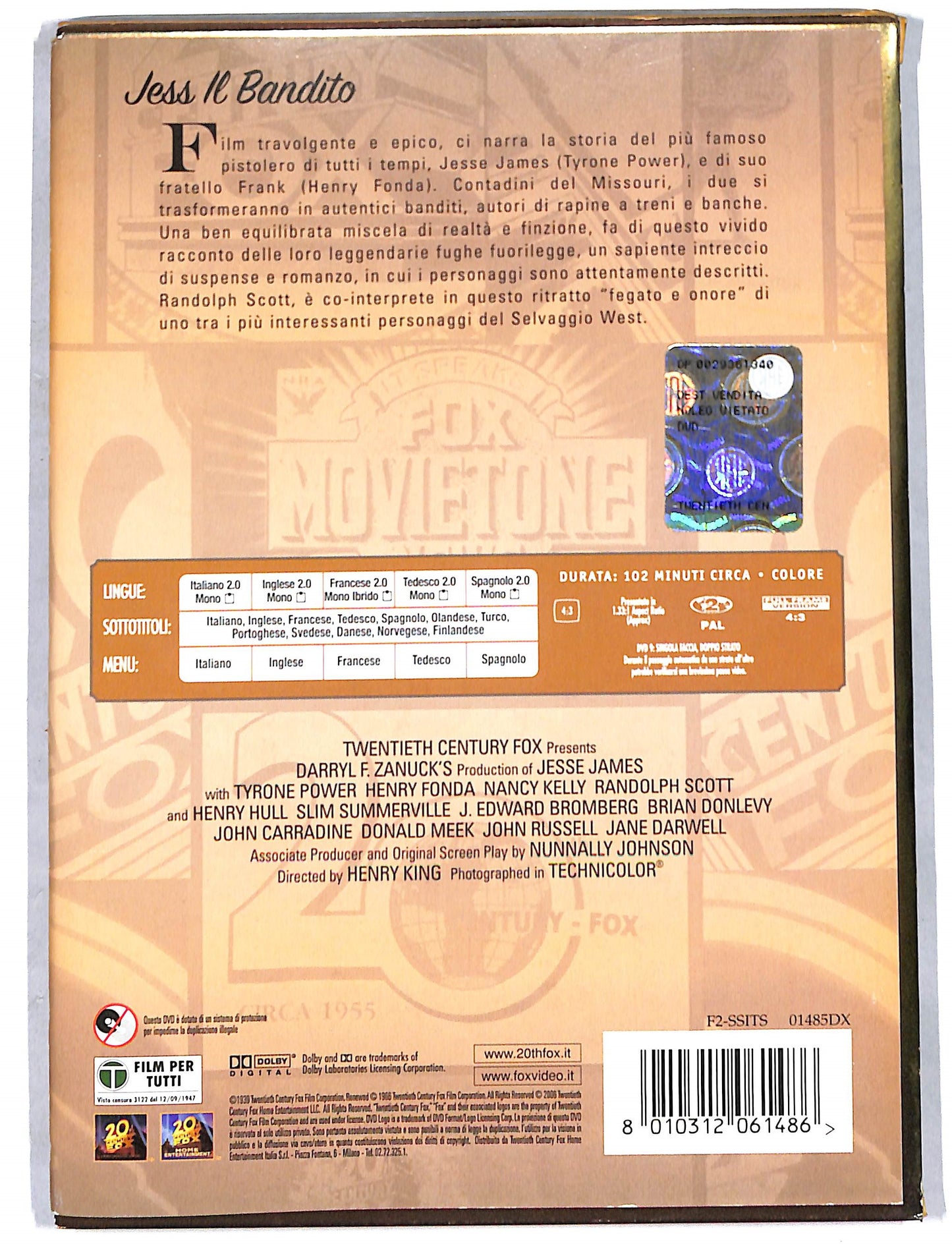 EBOND jess il bandito  DIGIPACK DVD D713102