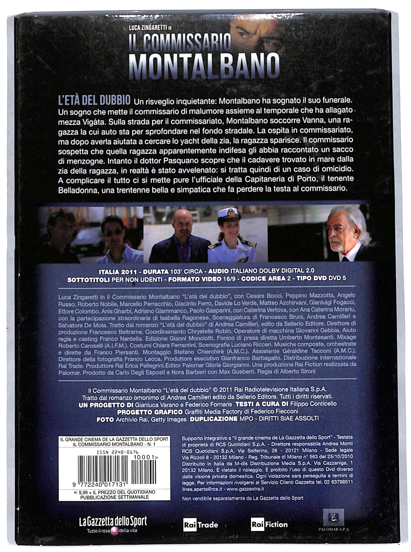 EBOND L'eta' del dubbio, Il commissario Montalbano 01 EDITORIALE DVD D713134