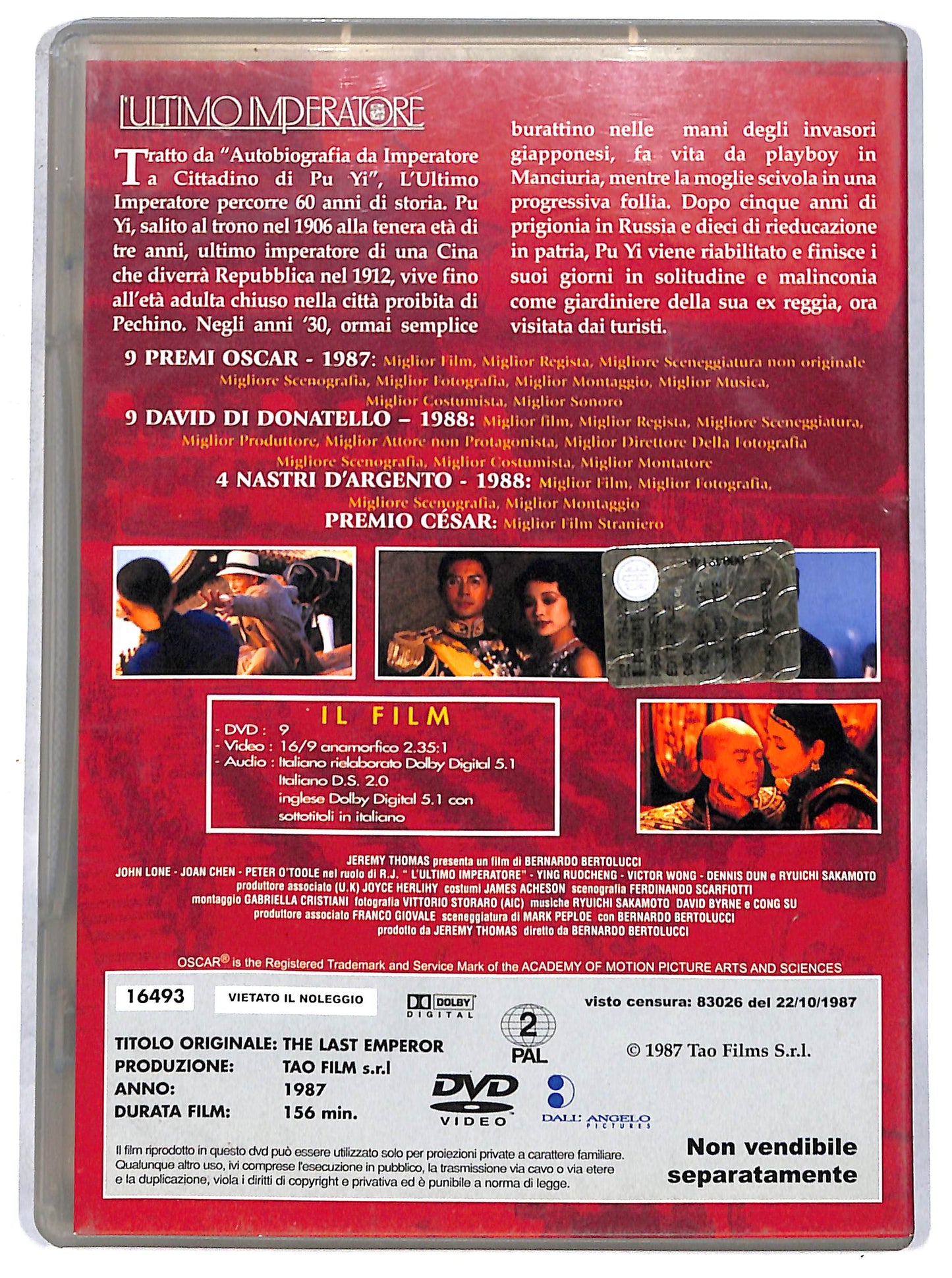 EBOND L'ultimo imperatore EDITORIALE DVD D713140