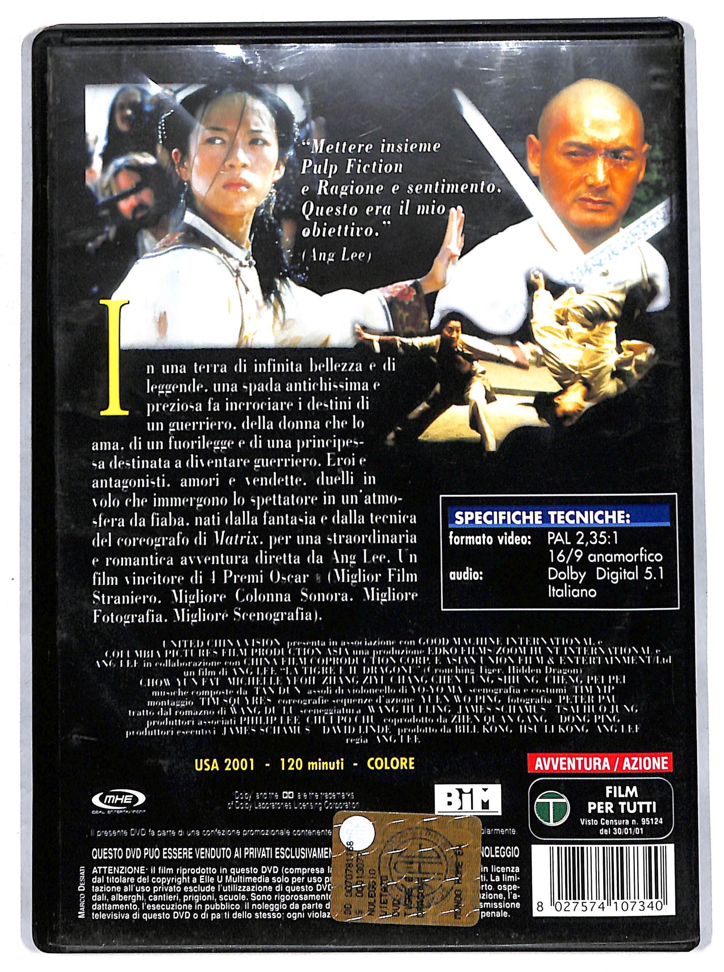 EBOND la tigre e il dragone DVD D713232