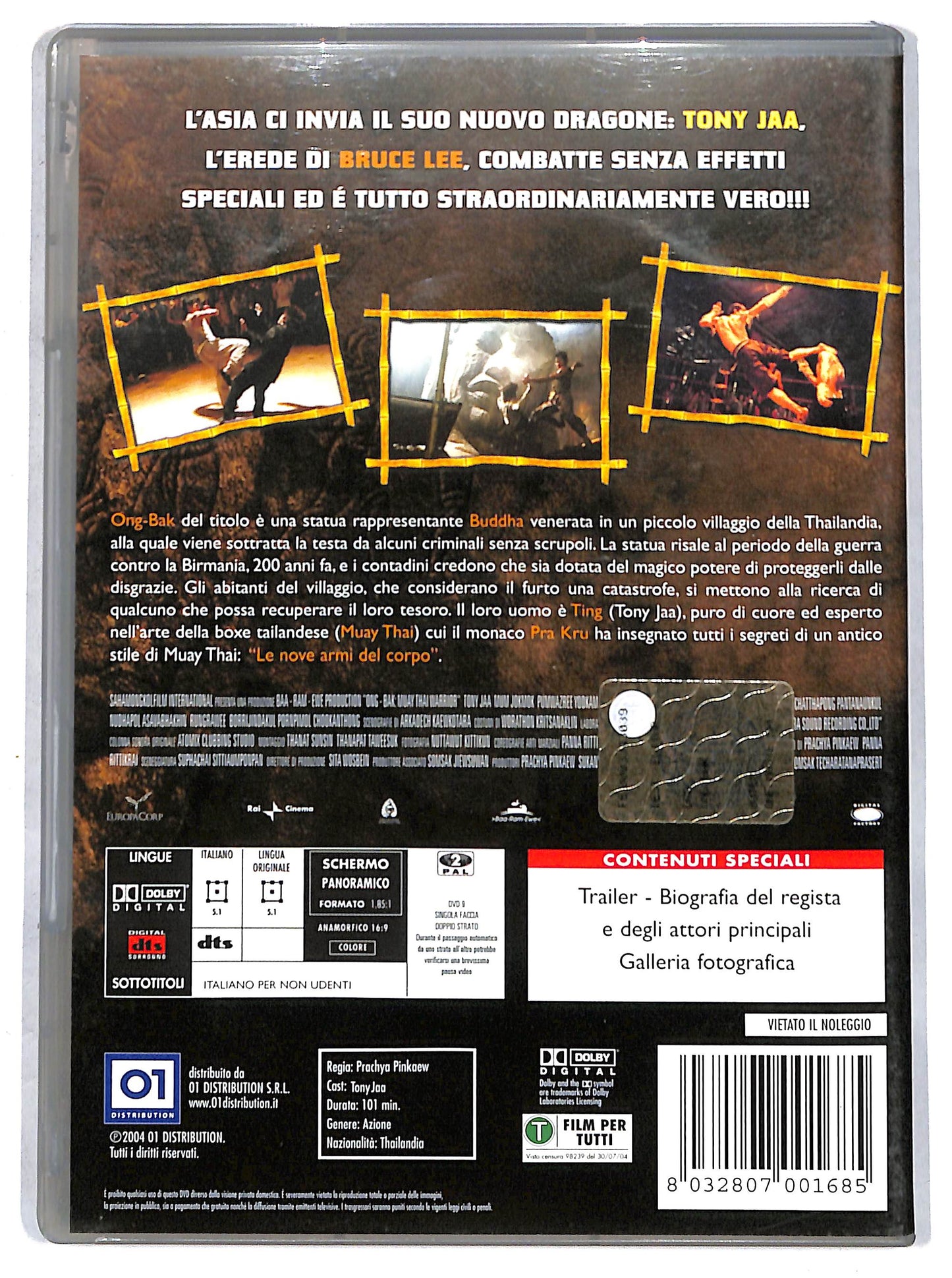 EBOND ong bak, nato per combattere DVD D713252