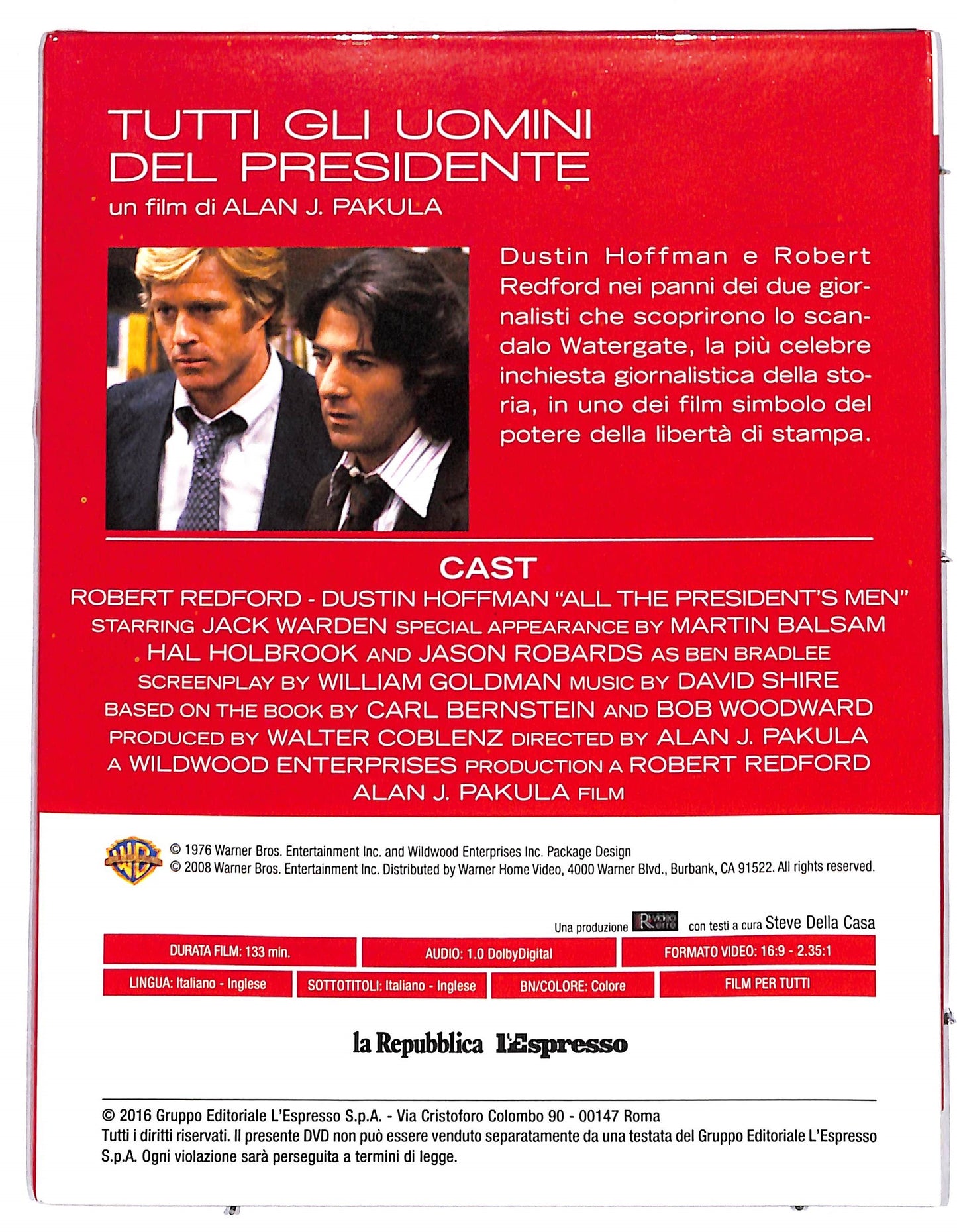 EBOND Tutti gli uomini del presidente EDITORIALE DVD D713437