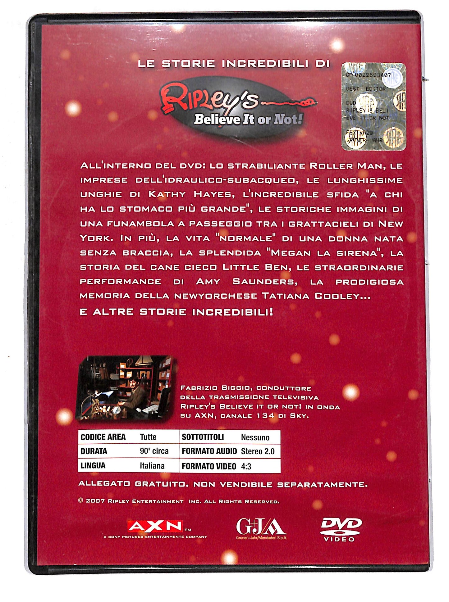 EBOND le storie incredibili di ripley's, believe it EDITORIALE DVD D713463