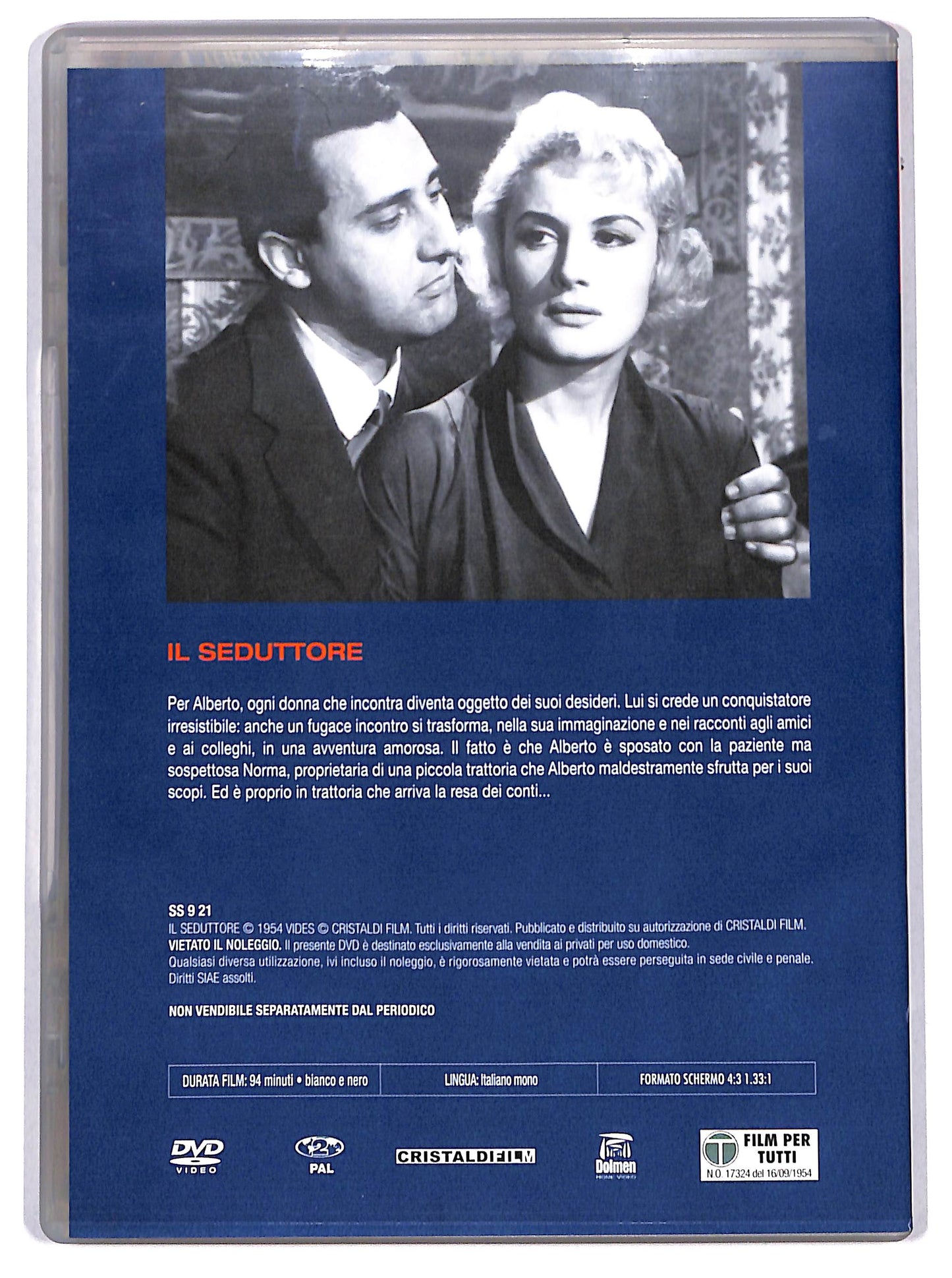 EBOND Il seduttore EDITORIALE DVD D713552