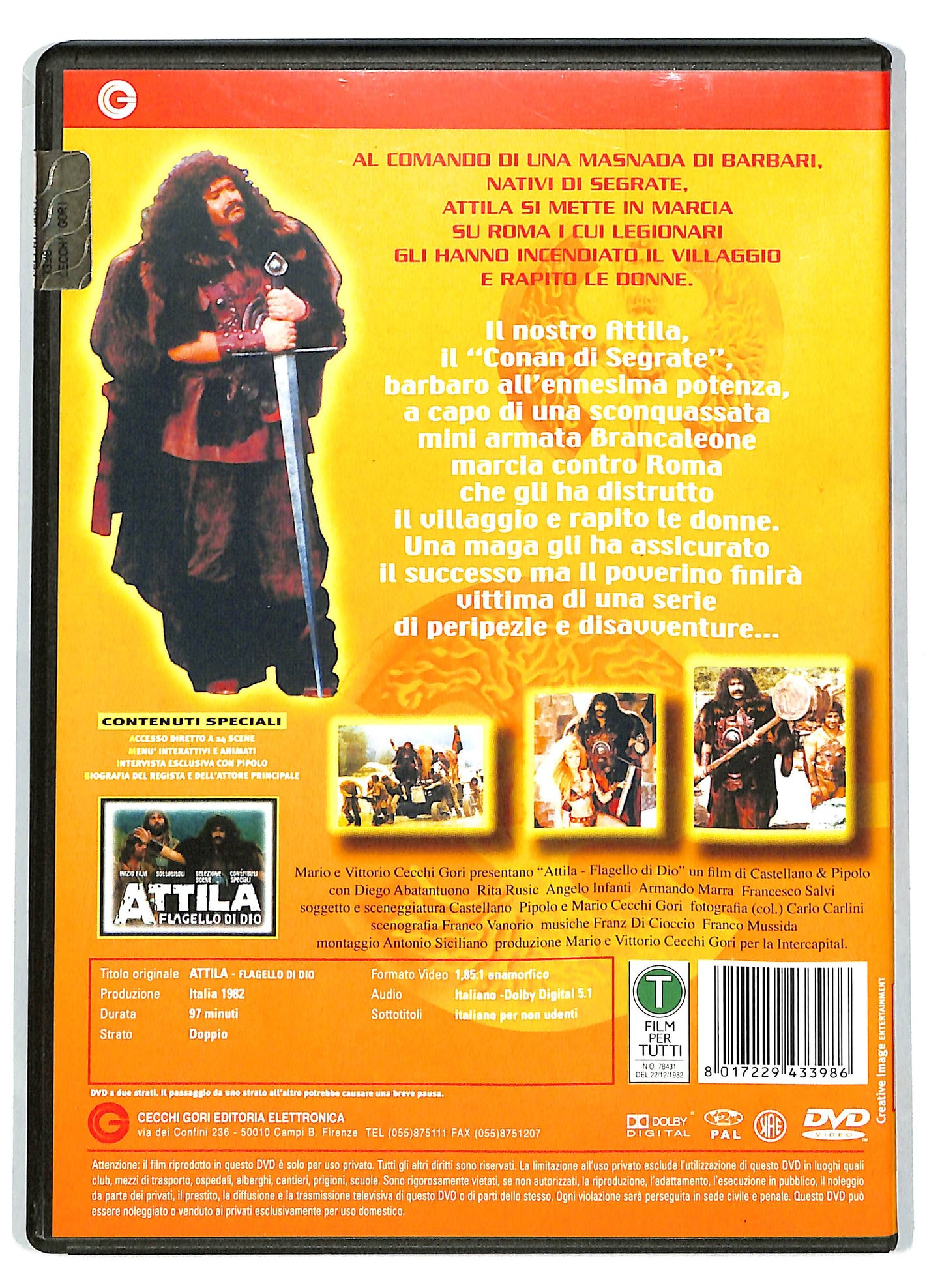 EBOND Attila Flagello di Dio DVD D714254