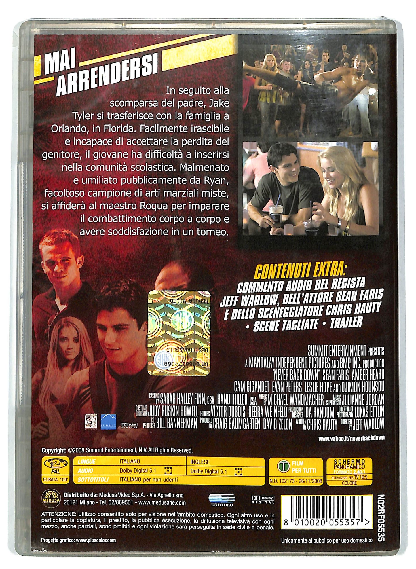 EBOND Never back down - Mai arrendersi NOLEGGIO DVD D714262