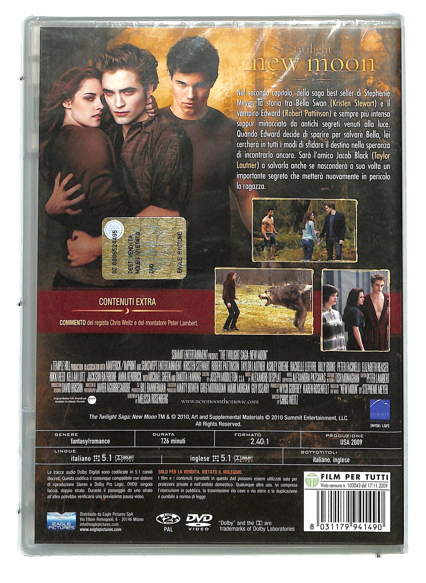 EBOND The Twilight Saga: New Moon - Slipcase DVD D714270