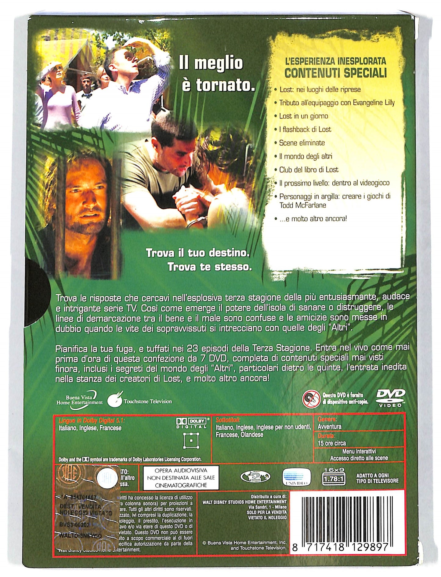 EBOND Lost Terza Serie - L'esperienza inesplorata DVD D714424