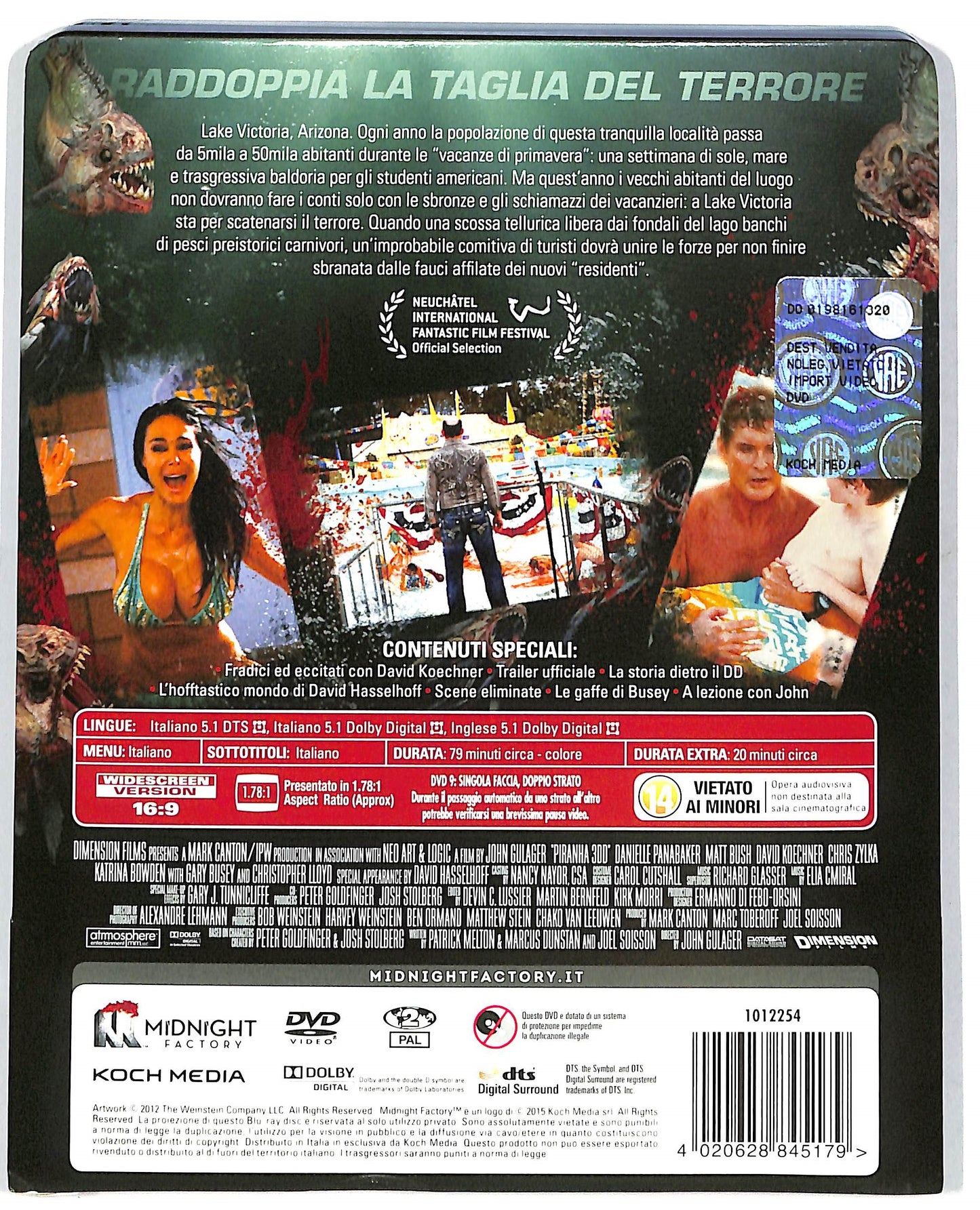EBOND Piranha DD + Booklet STEELBOOK DVD D714435