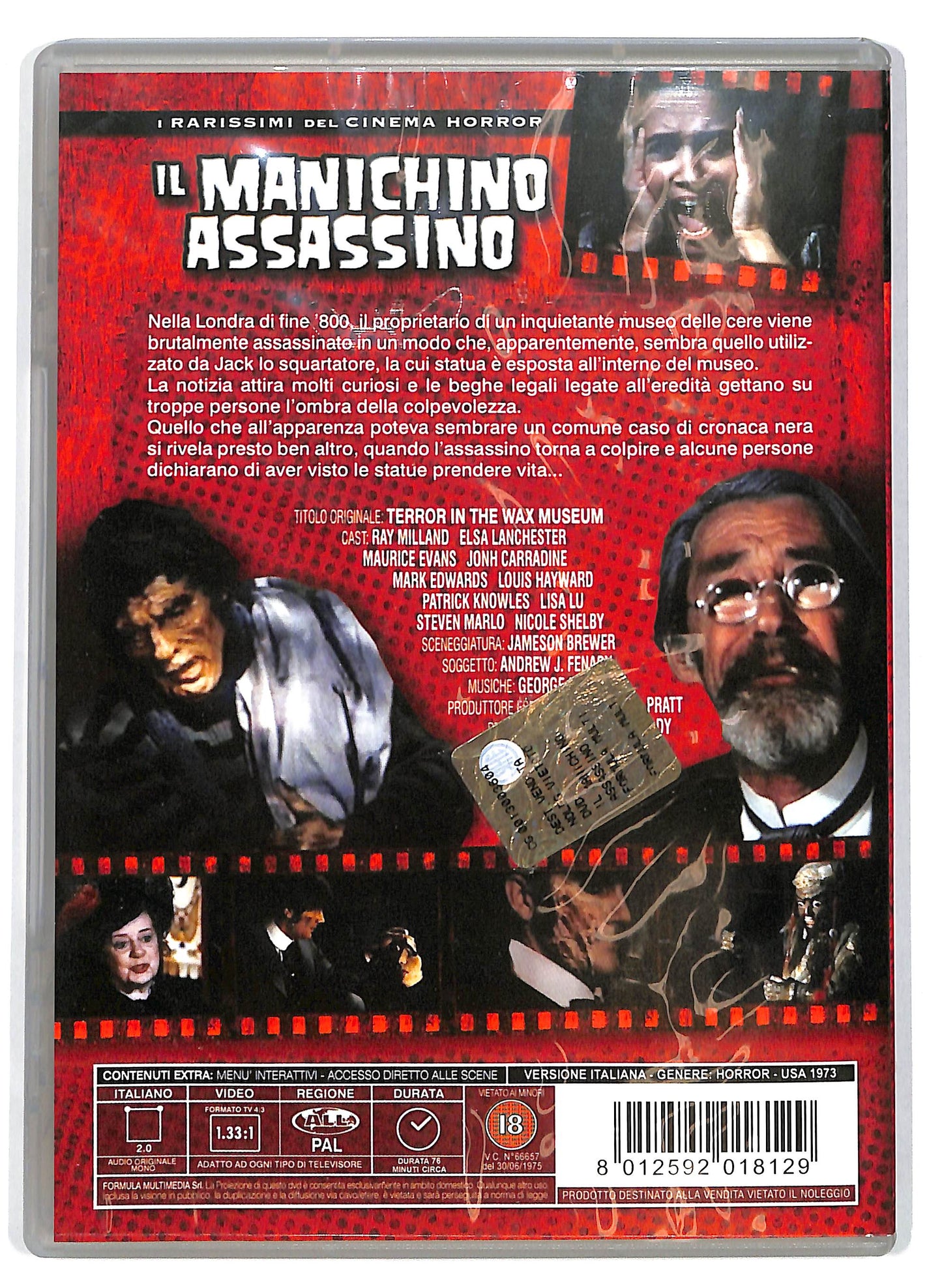 EBOND Il manichino assassino DVD D714443