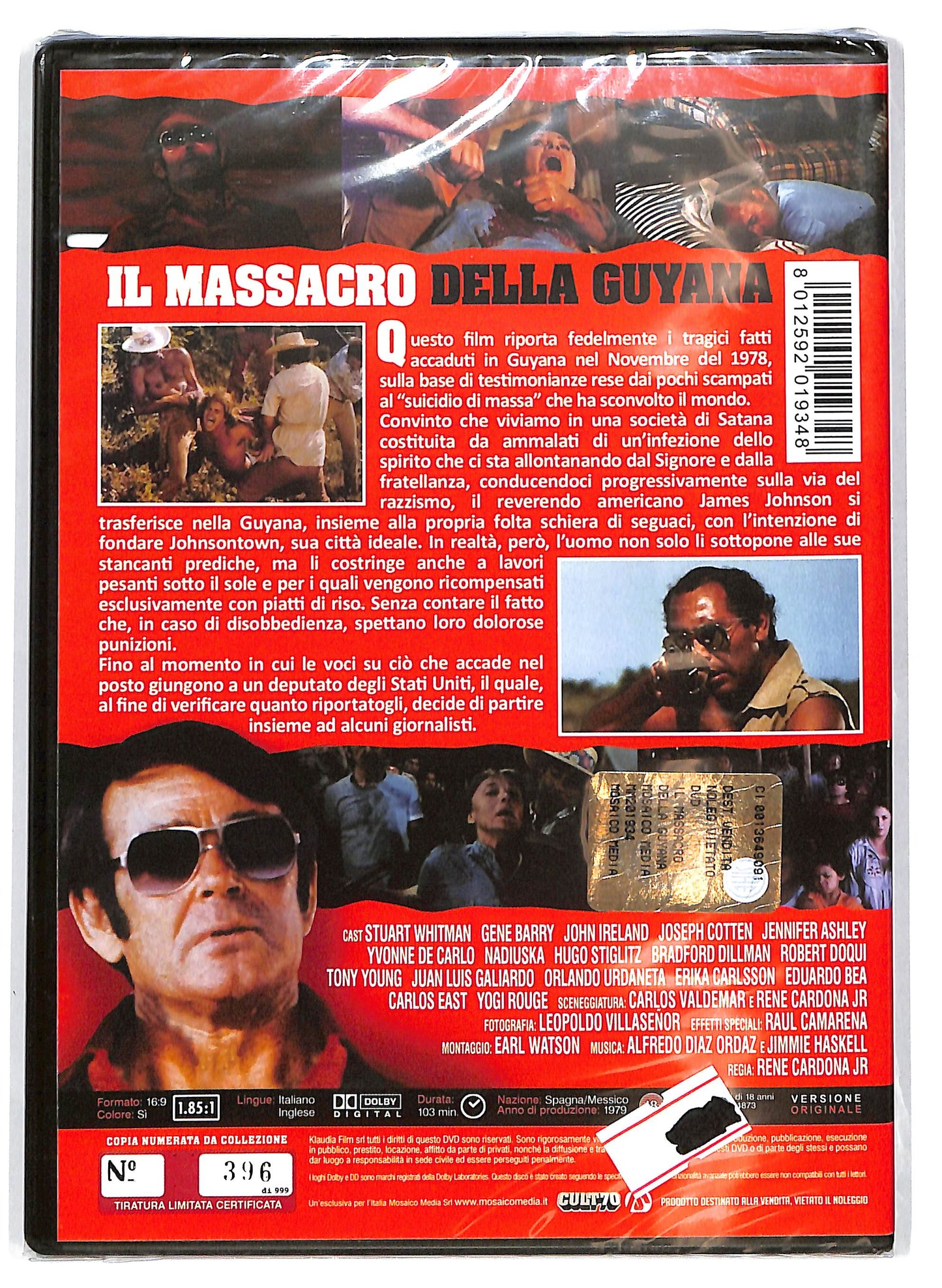 EBOND Il massacro della Guyana DVD D714518
