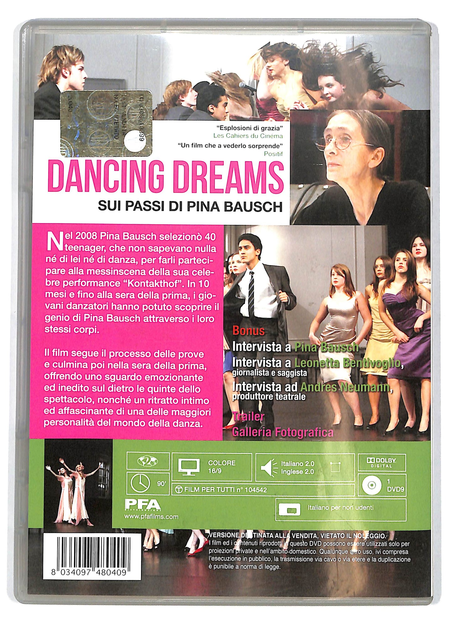 EBOND Dancing Dreams - Sui passi di Pina Bausch DVD D714539