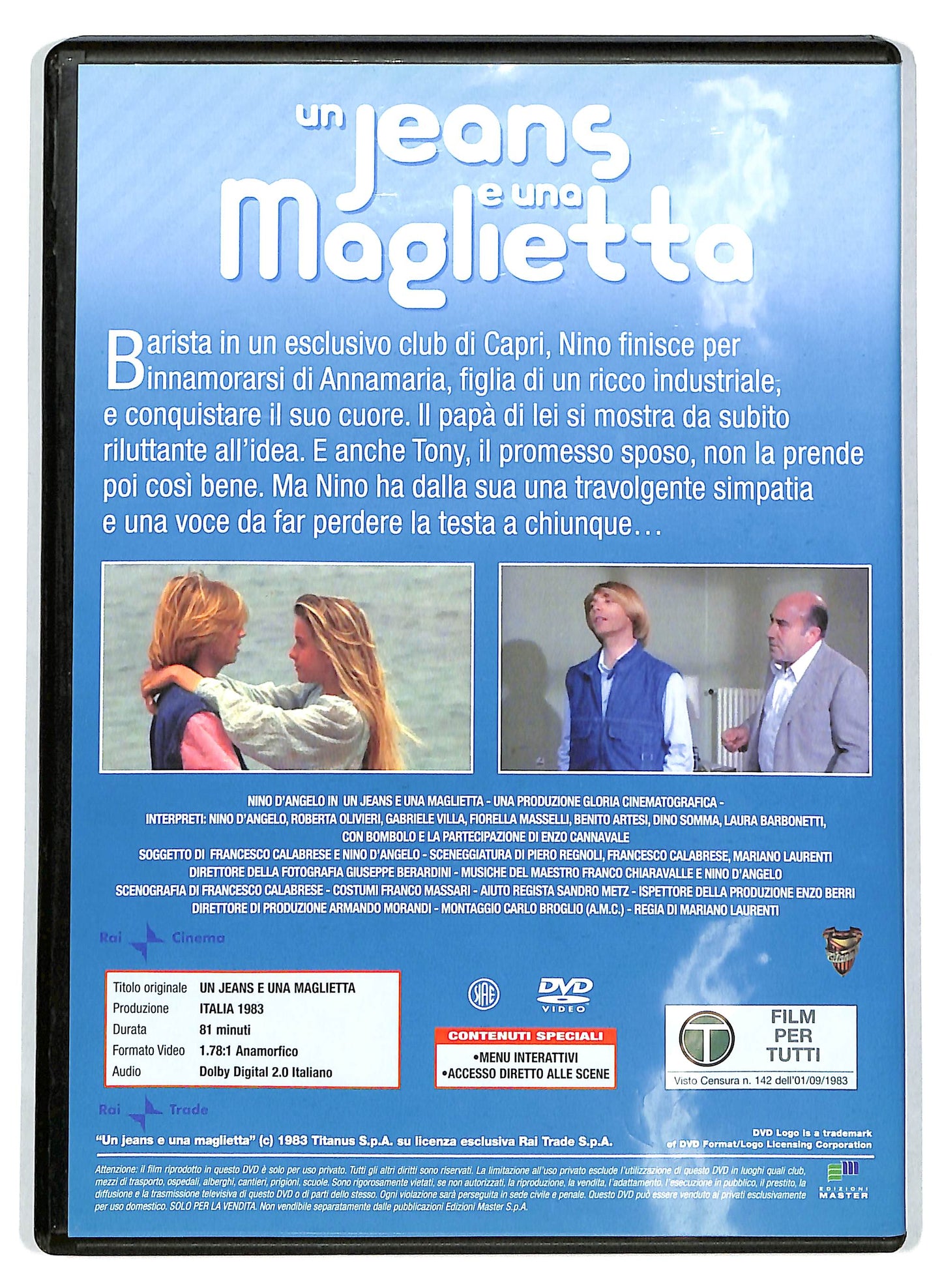 EBOND Un jeans e una maglietta EDITORIALE DVD D714551