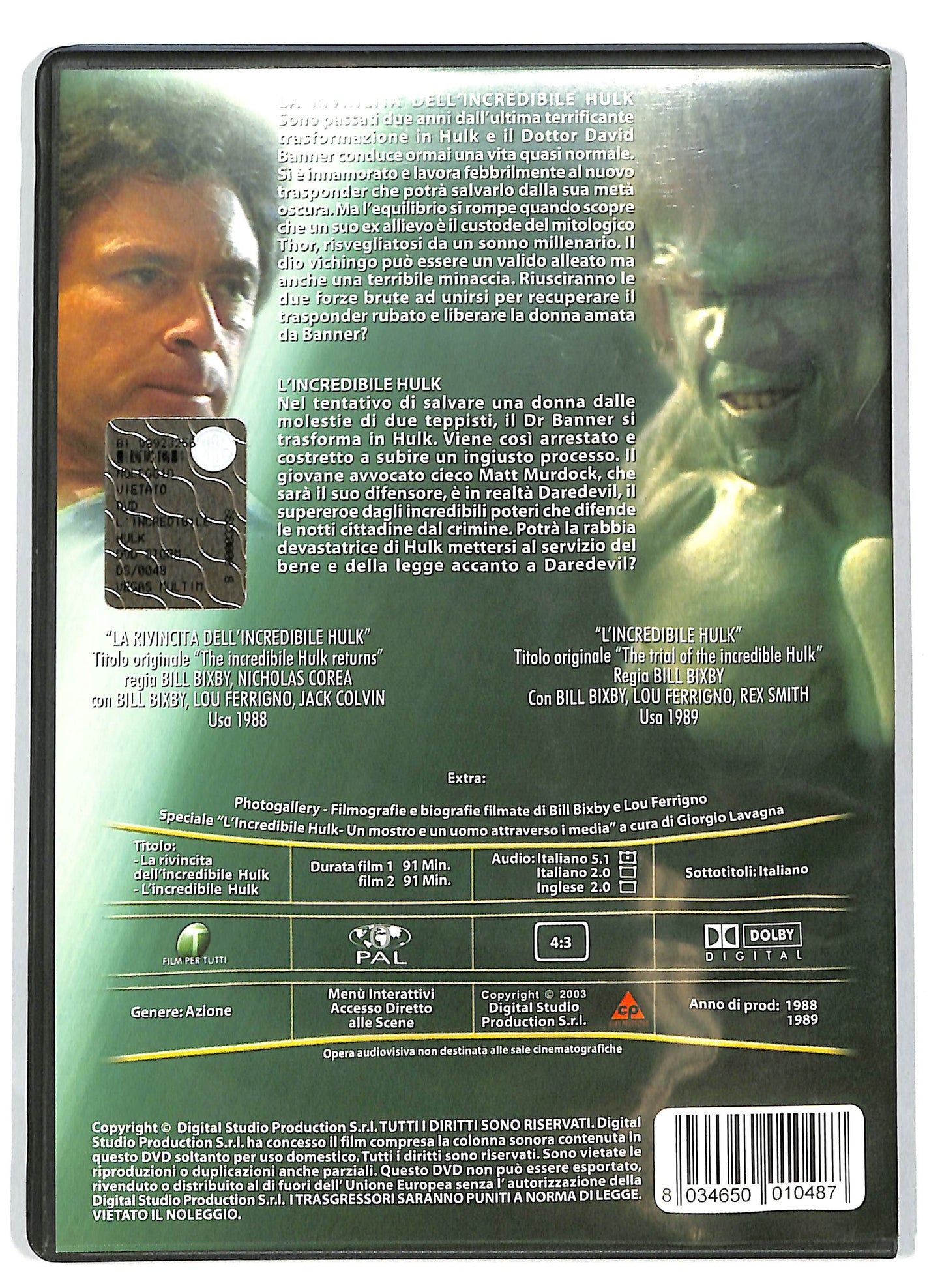 EBOND L'incredibile Hulk 2 - Box Collection 2 DVD DVD D714552