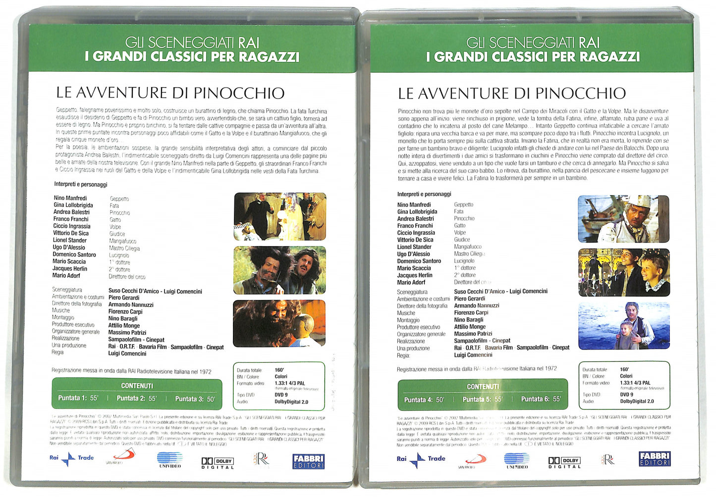 EBOND Le avventure di Pinocchio Puntate 1 - 6 EDITORIALE DVD D714613