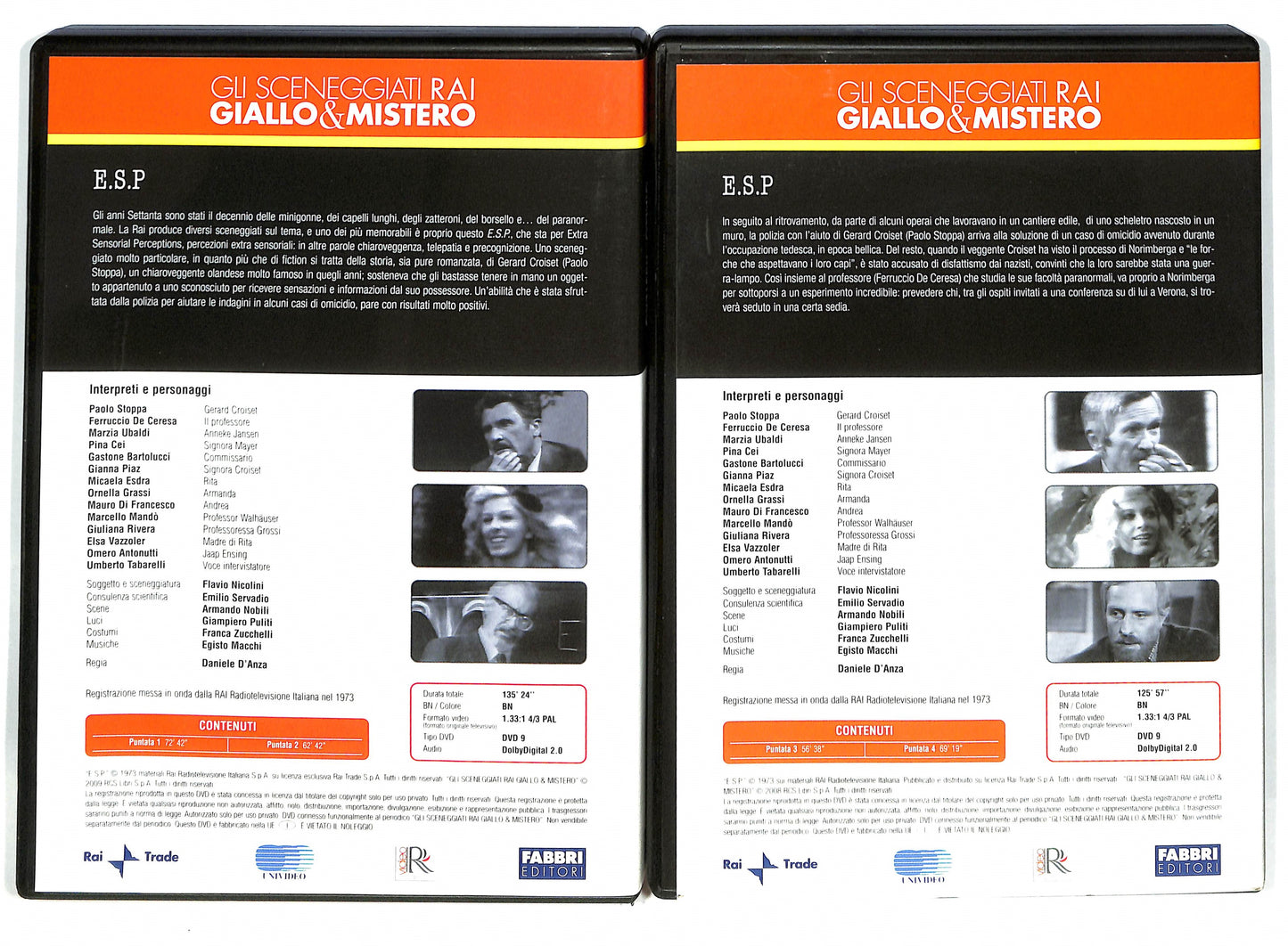 EBOND Giallo e Mistero E.S.P. Puntate 1 - 4 EDITORIALE DVD D714622