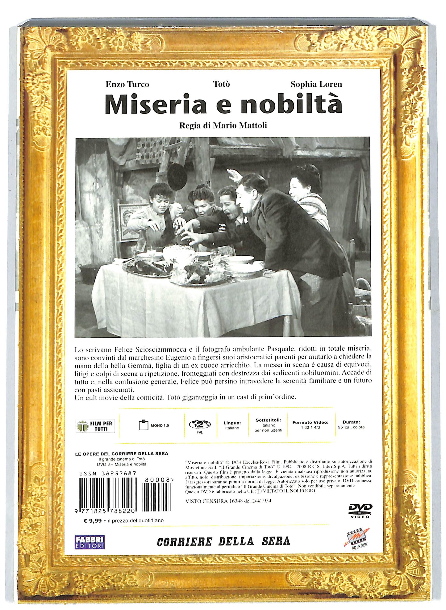 EBOND Toto - Miseria e nobilta EDITORIALE DVD D714705