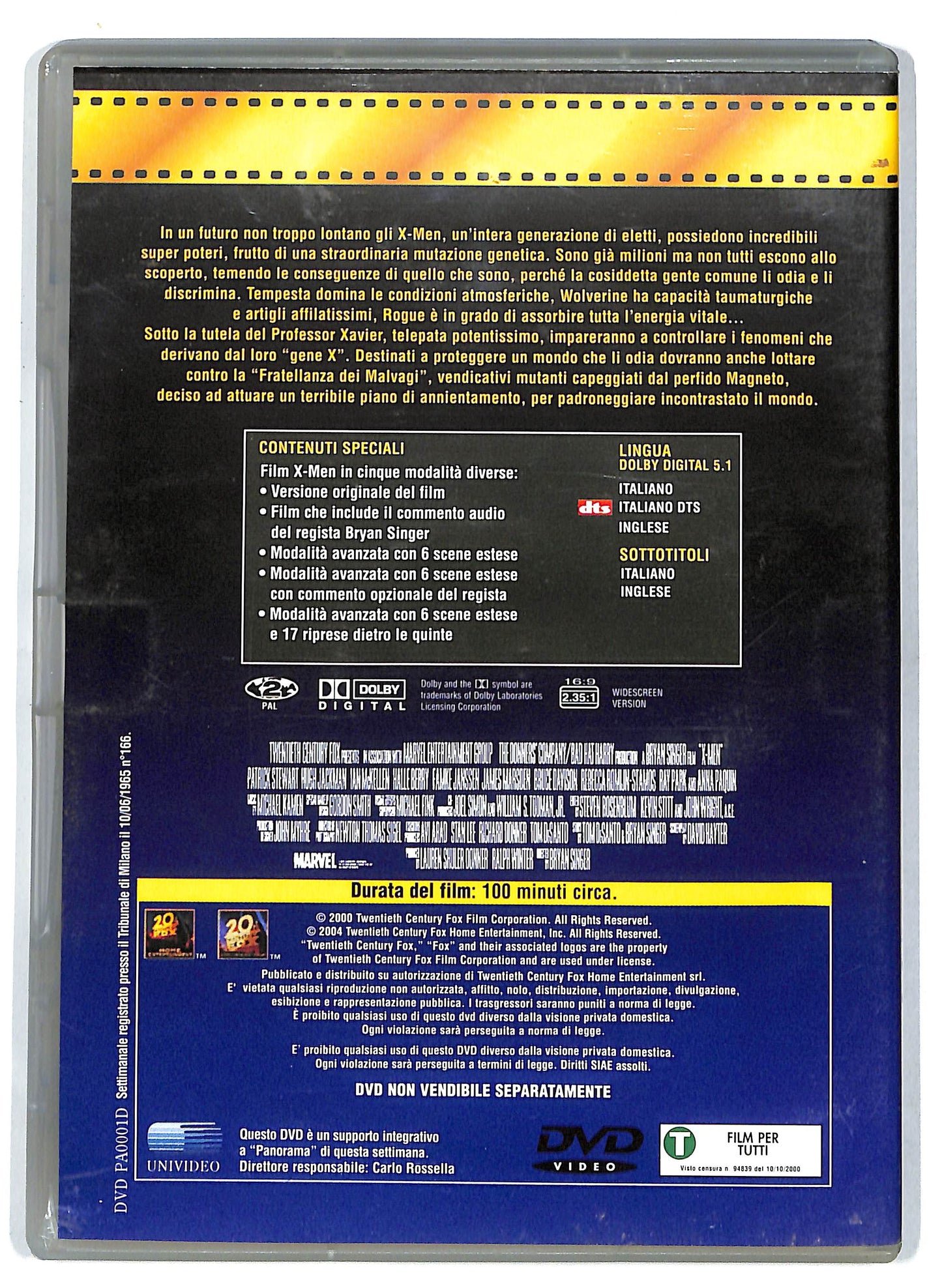 EBOND X-Men EDITORIALE DVD D714709