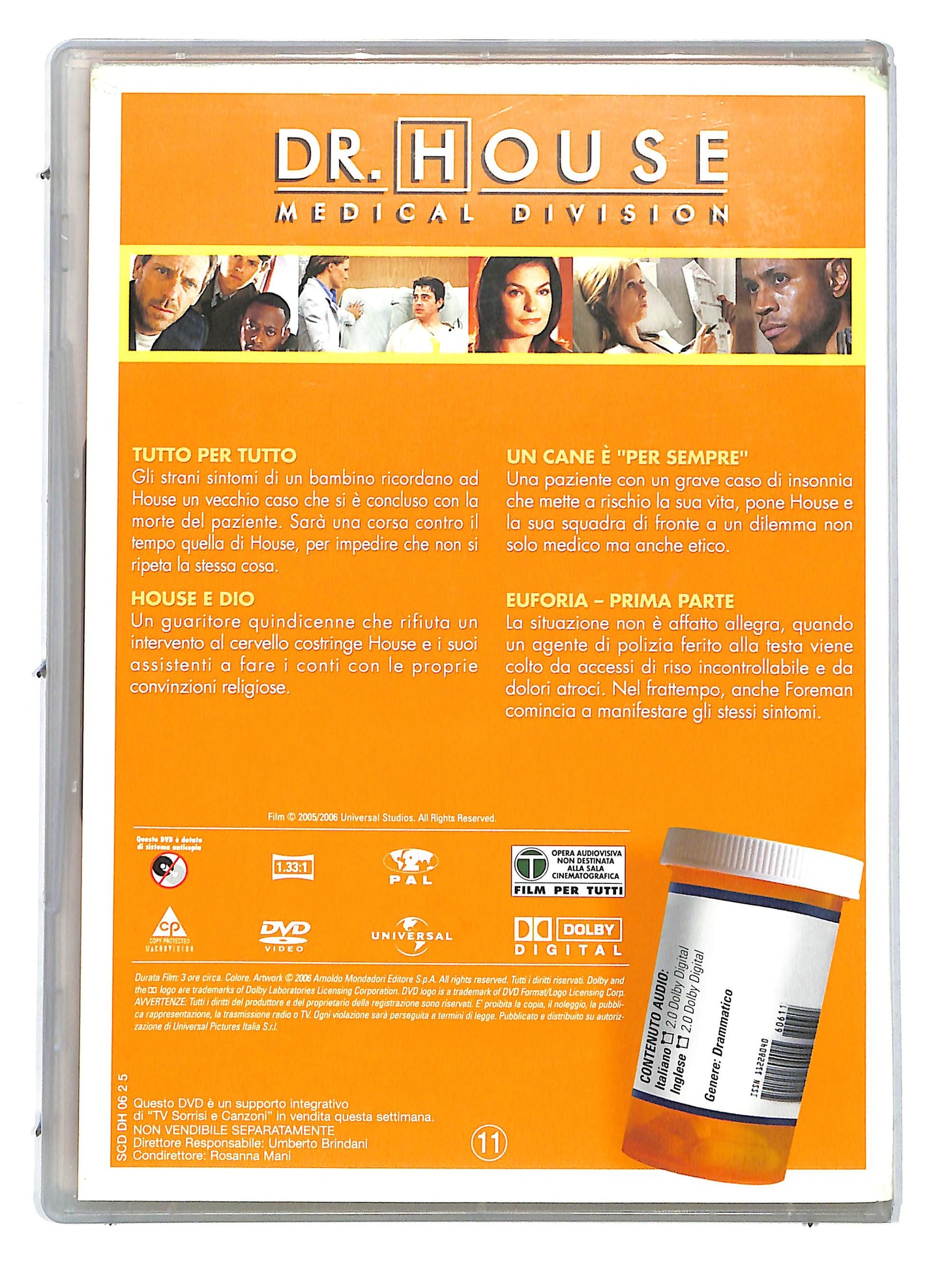 EBOND Dr. House Medical Division Stagione Due - Disco 5 Episodi 17-20 EDITORIALE DVD D714711