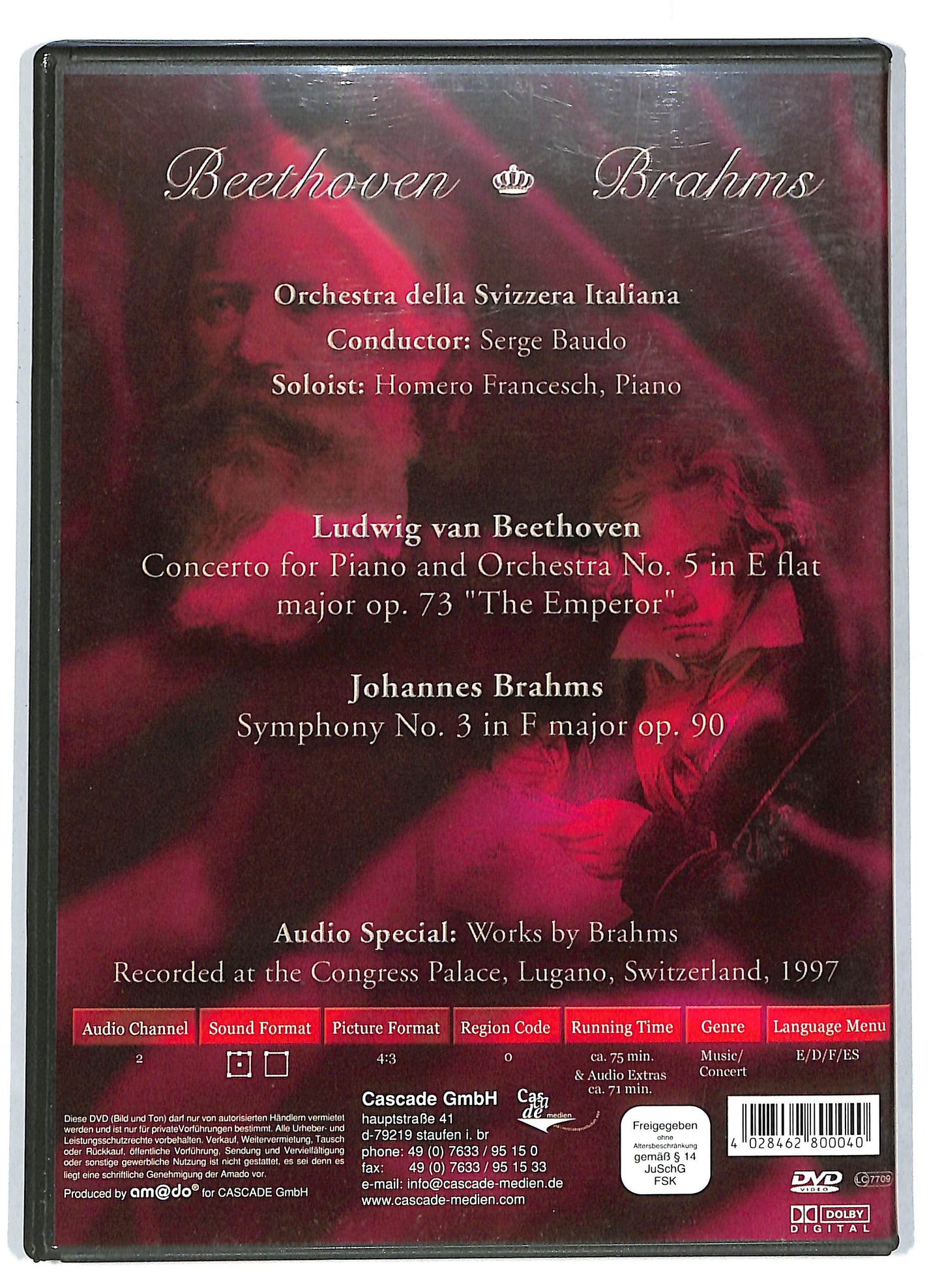 EBOND Silverline Classic - Beethoven - Brahms DVD D714713