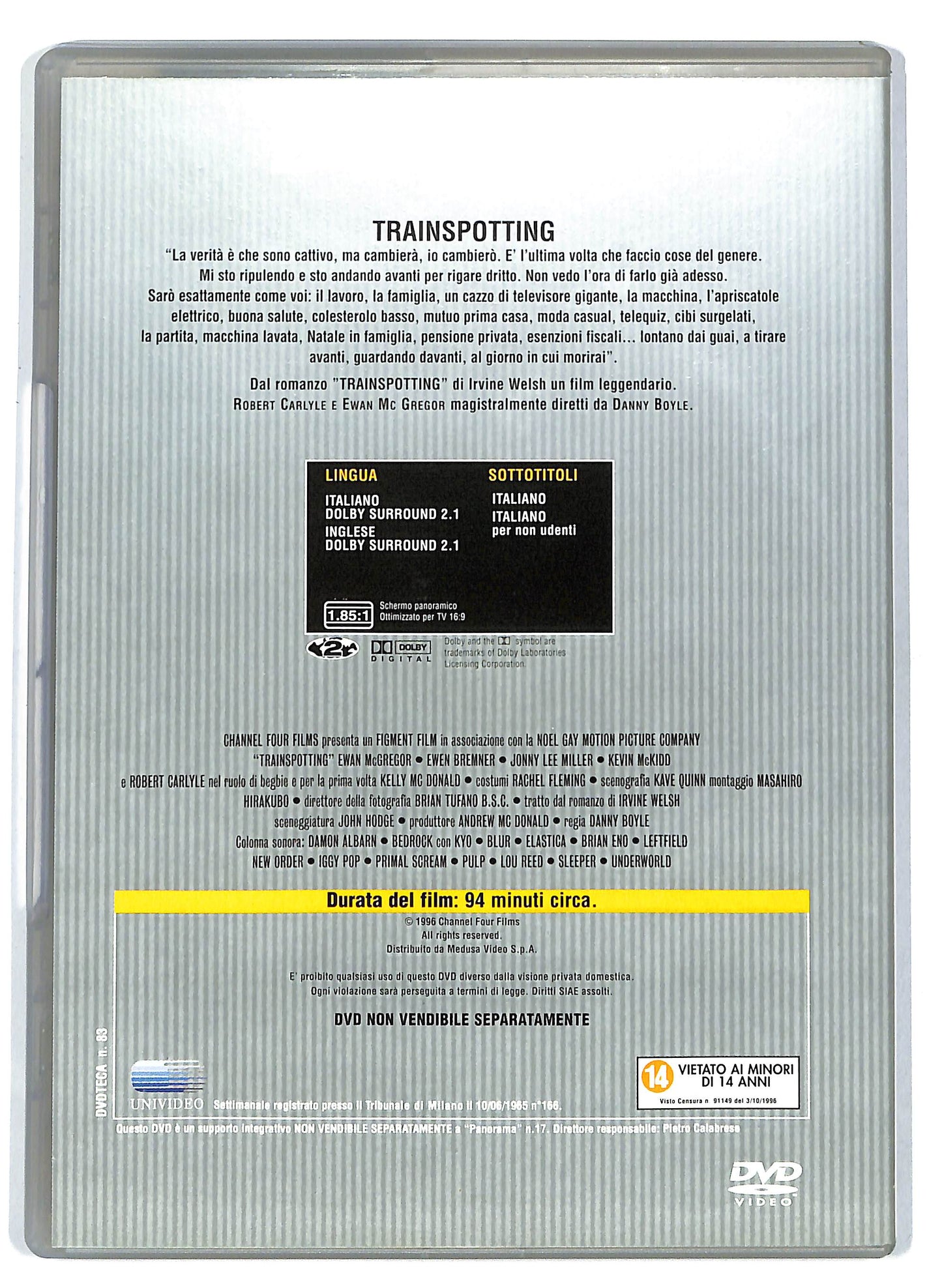 EBOND Trainspotting EDITORIALE DVD D714718