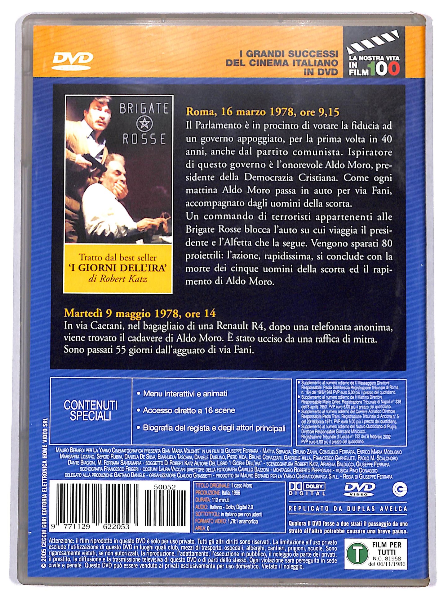 EBOND Il caso Moro EDITORIALE DVD D714803