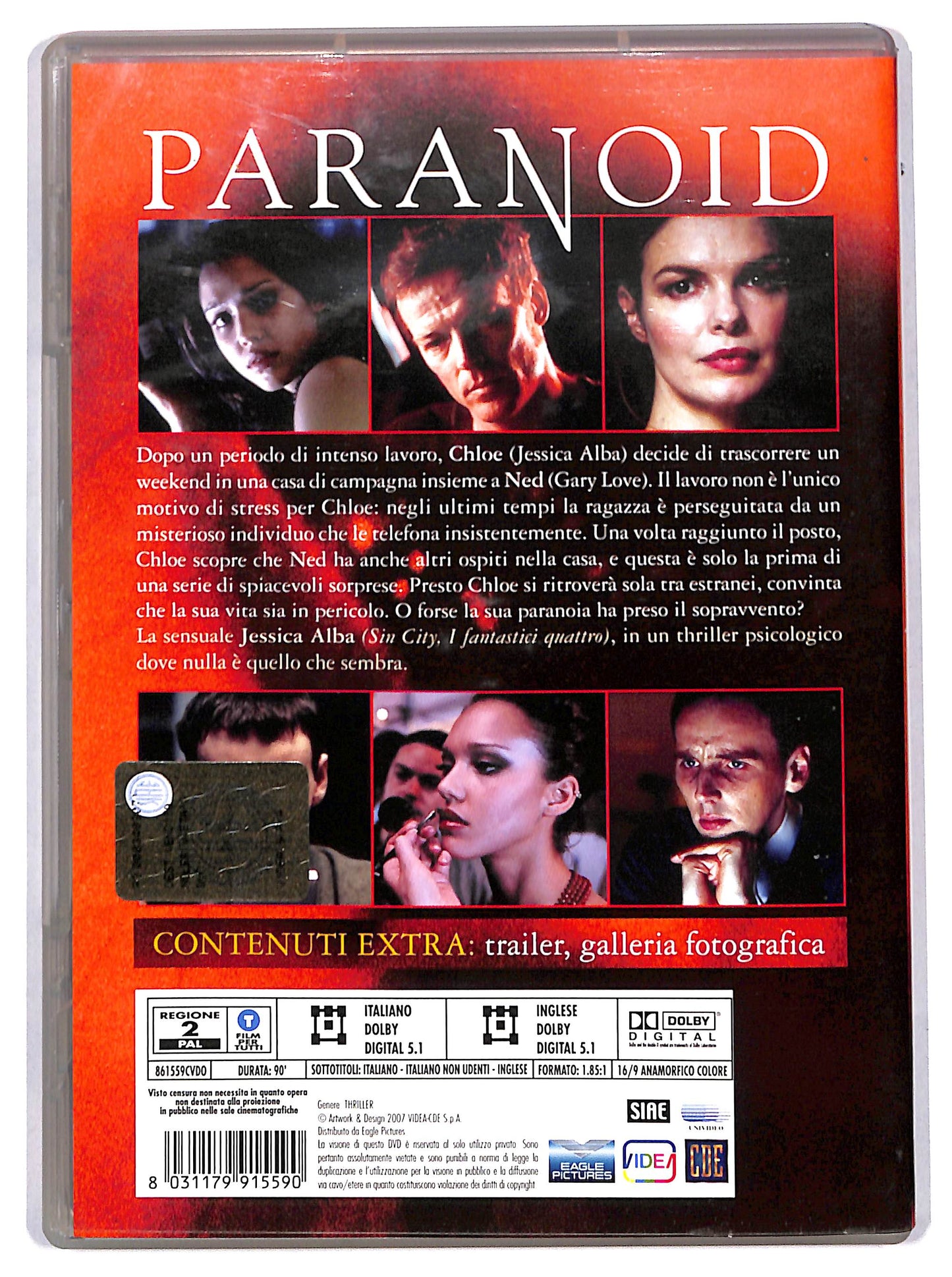 EBOND Paranoid DVD D714807