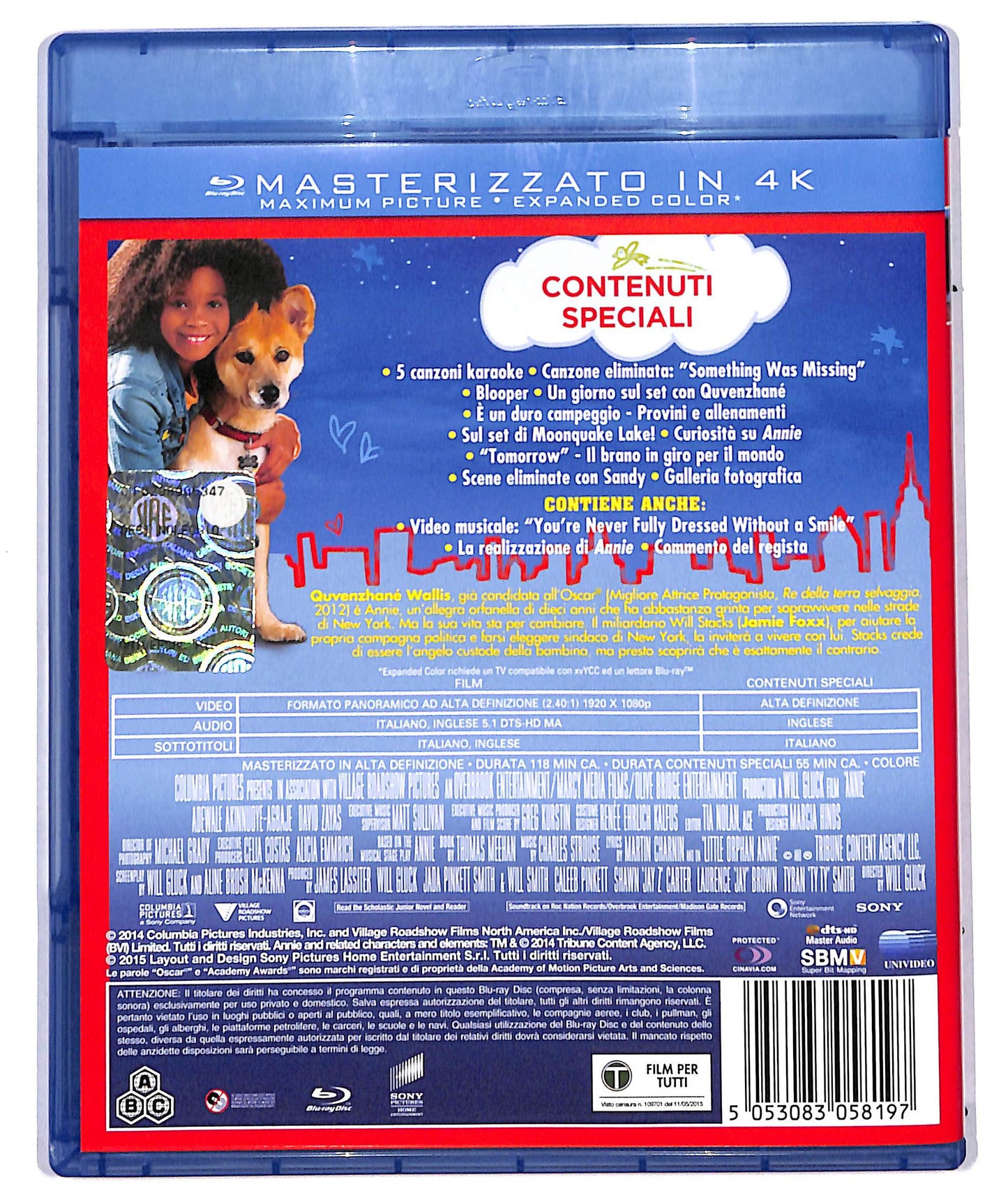 EBOND annie, la felicita e contagiosa NOLEGGIO BLURAY D714948