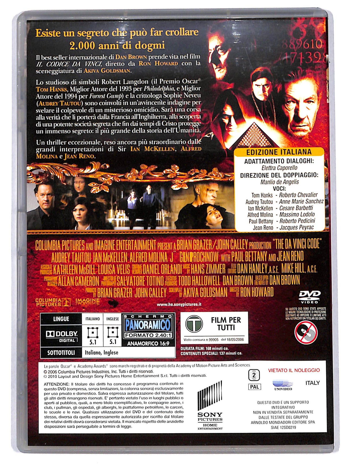 EBOND Il codice Da Vinci EDITORIALE DVD D715125