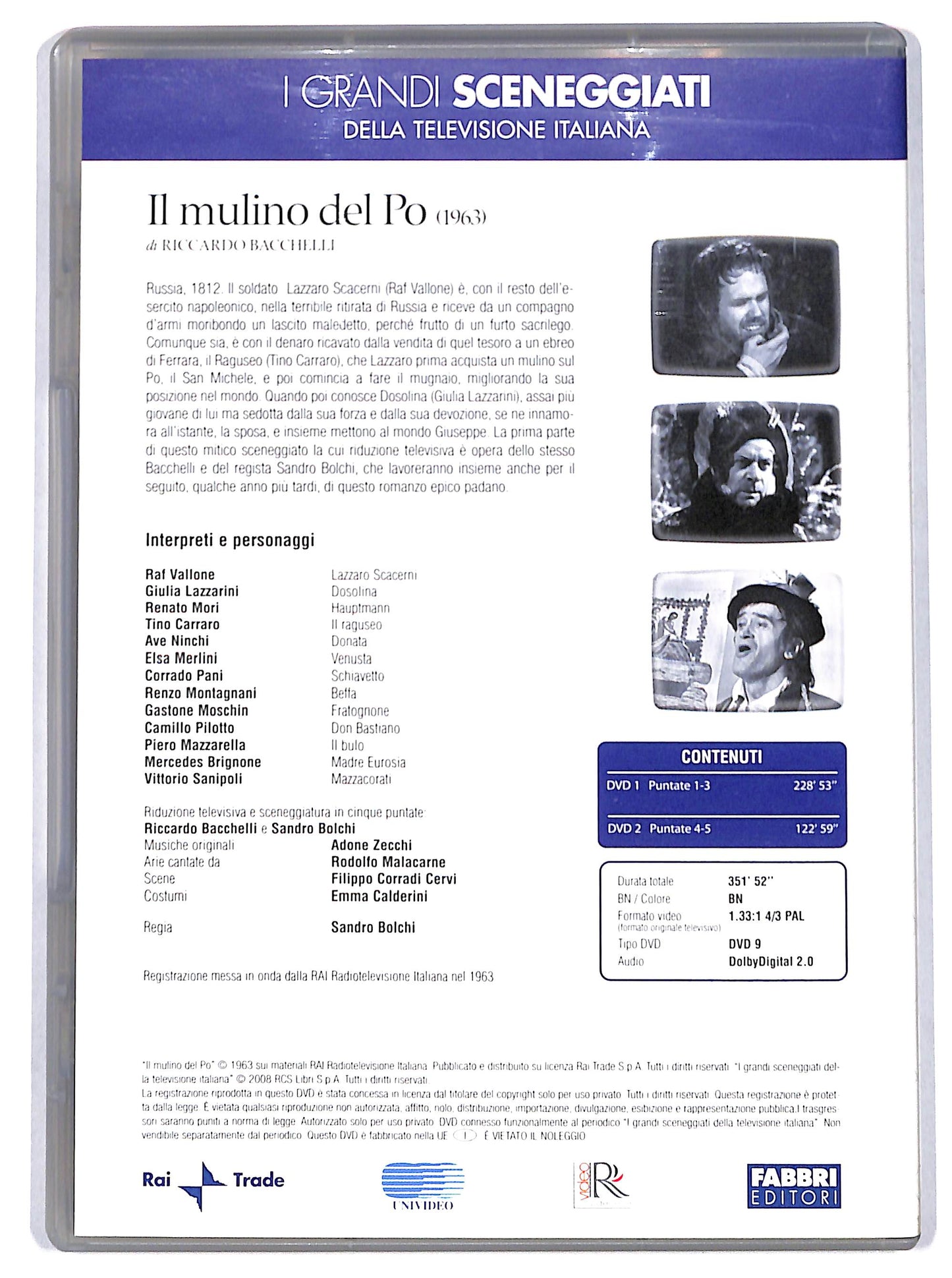 EBOND I Grandi Sceneggiati - Il mulino del Po puntate 1 - 5 EDITORIALE DVD D715208
