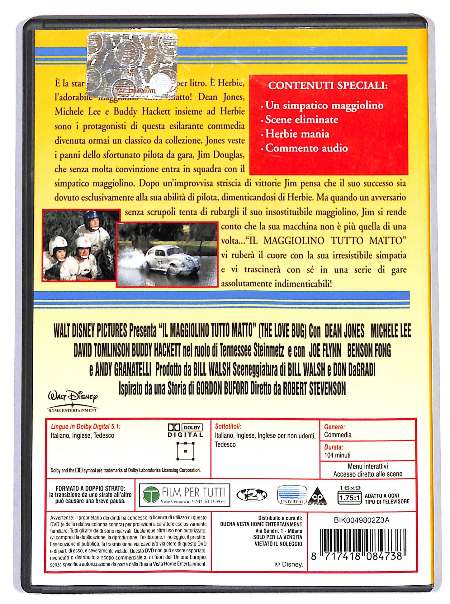 EBOND Il Maggiolino Tutto Matto DVD D715225