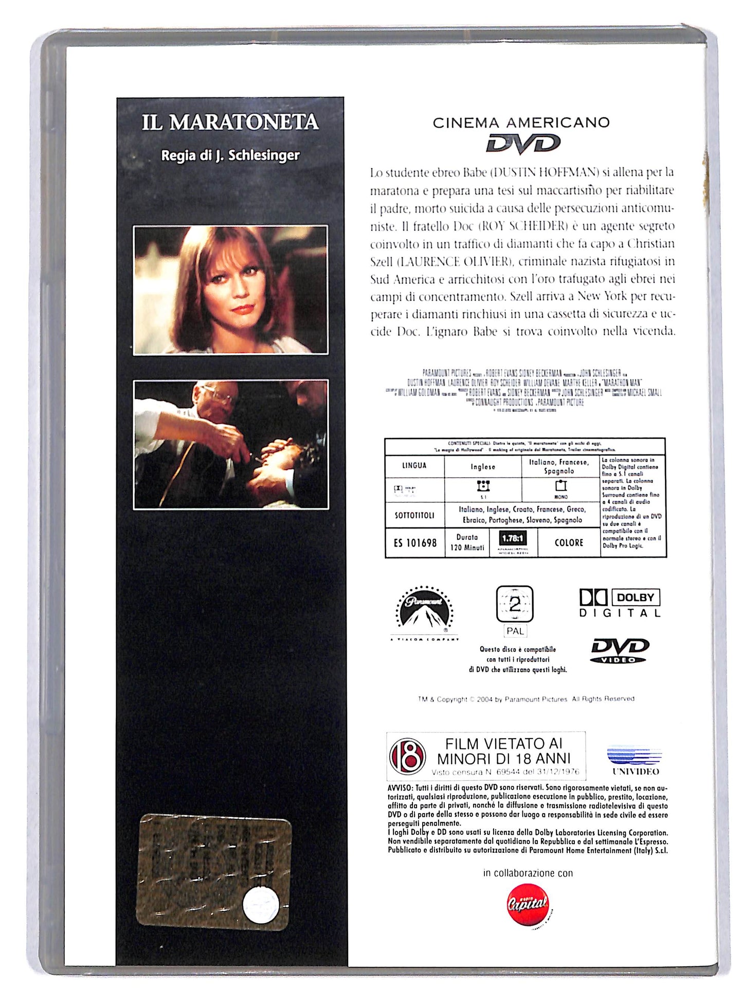 EBOND Il maratoneta EDITORIALE DVD D715232