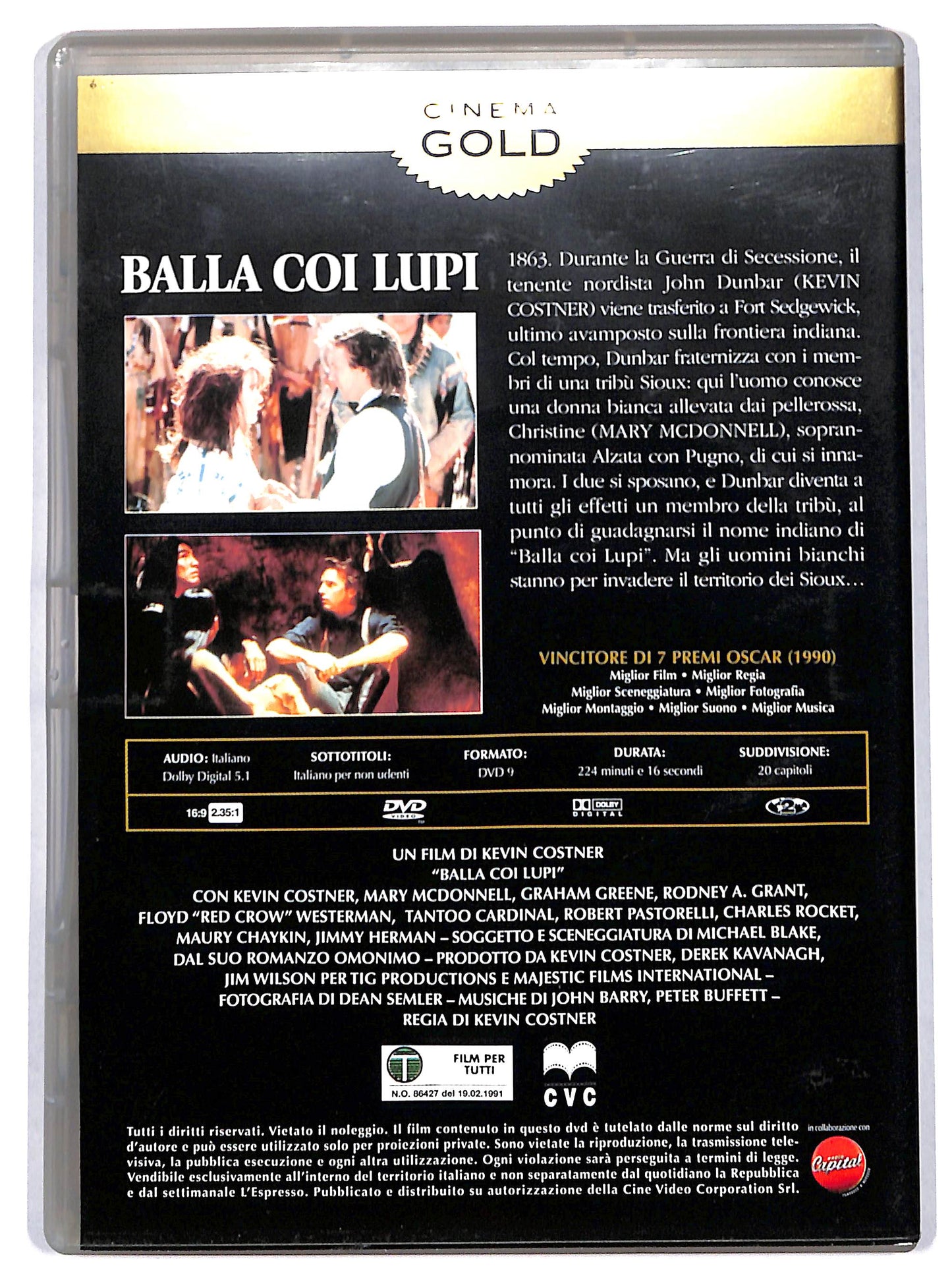 EBOND Balla coi Lupi EDITORIALE DVD D715235