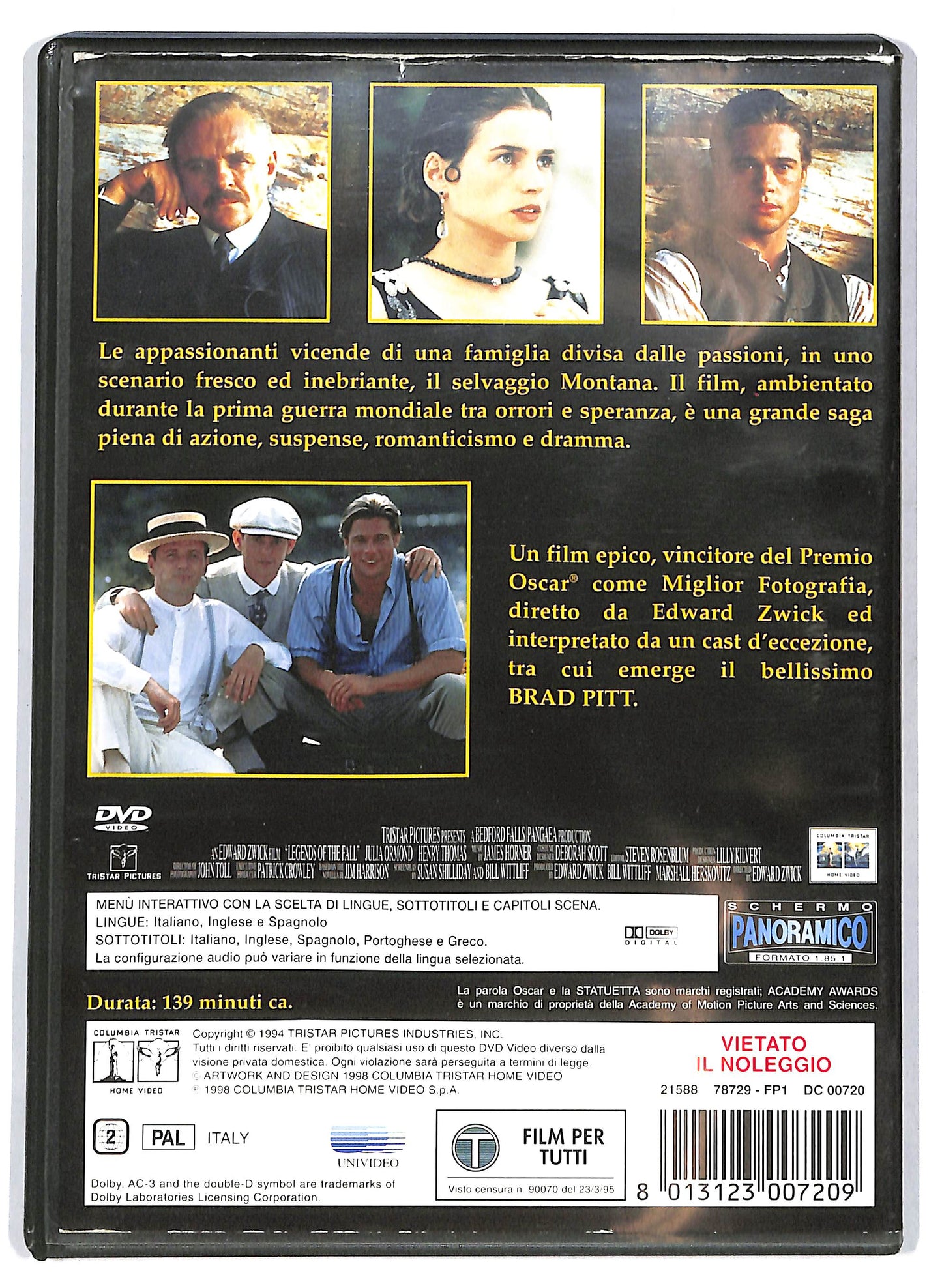 EBOND Vento di passioni DVD D715431