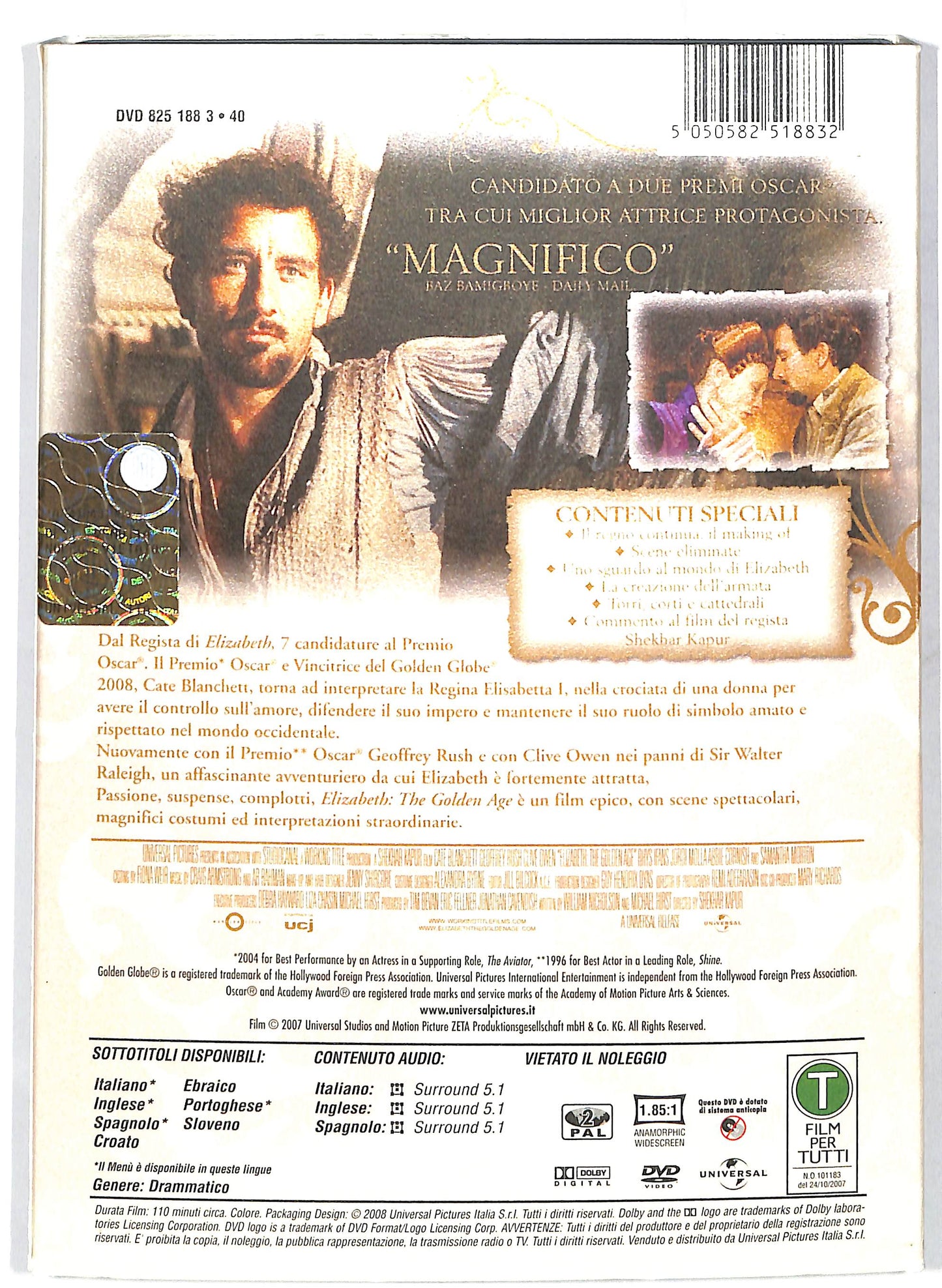 EBOND Elizabeth-The Golden Age - Slipcase DVD SLIM D715527