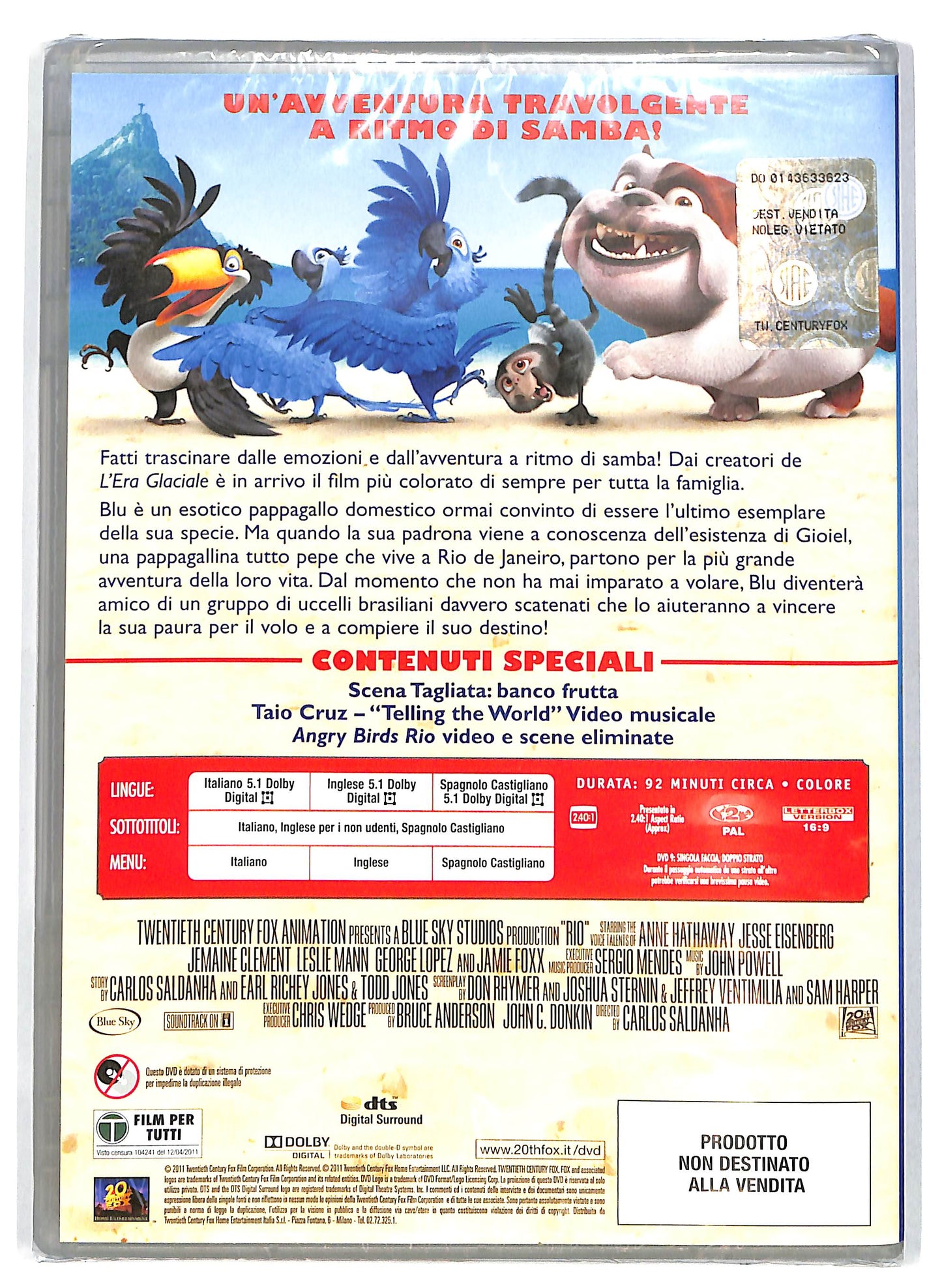 EBOND Rio EDITORIALE DVD D715715