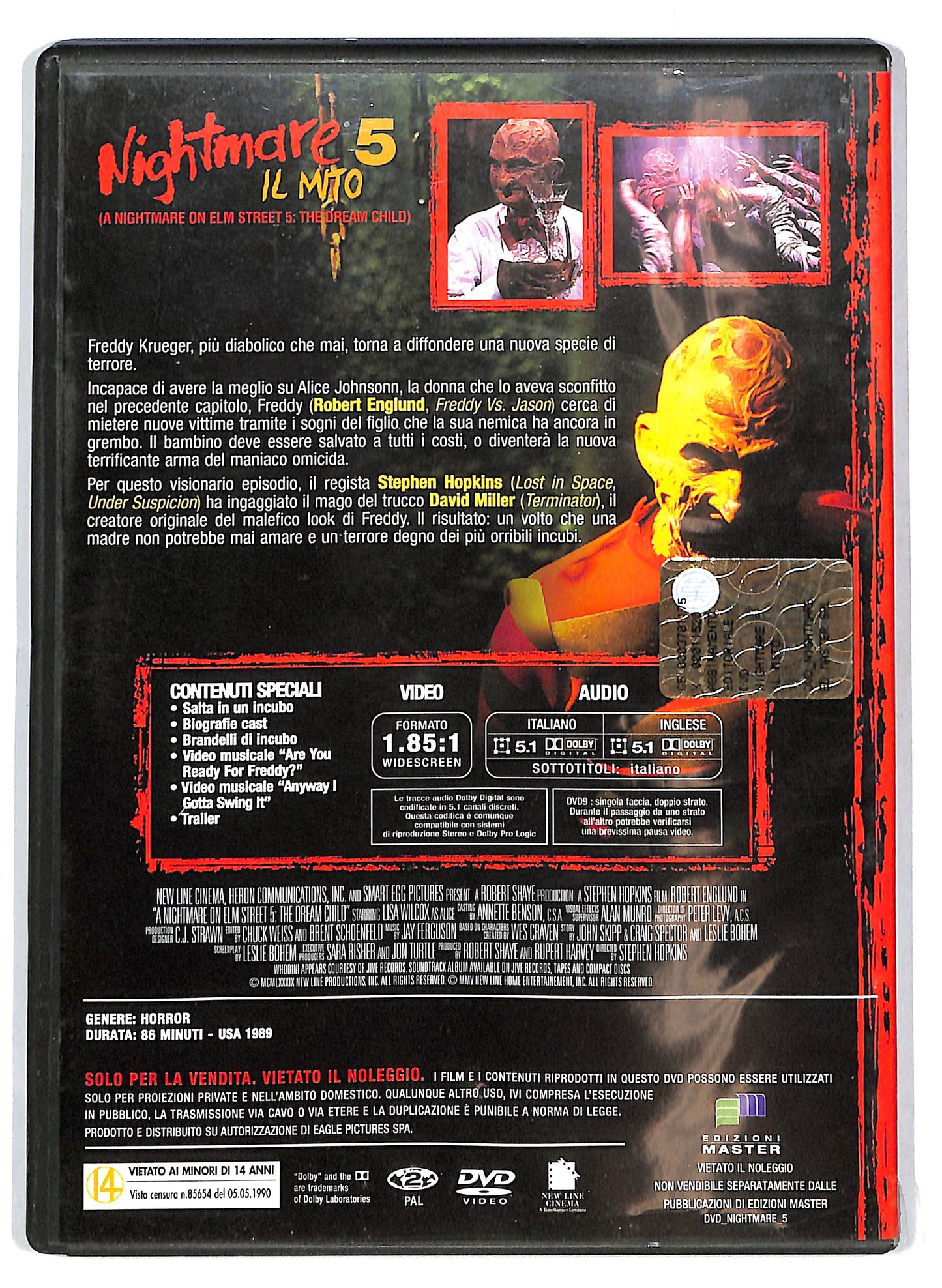 EBOND Nightmare 5 - Il mito EDITORIALE DVD D715725