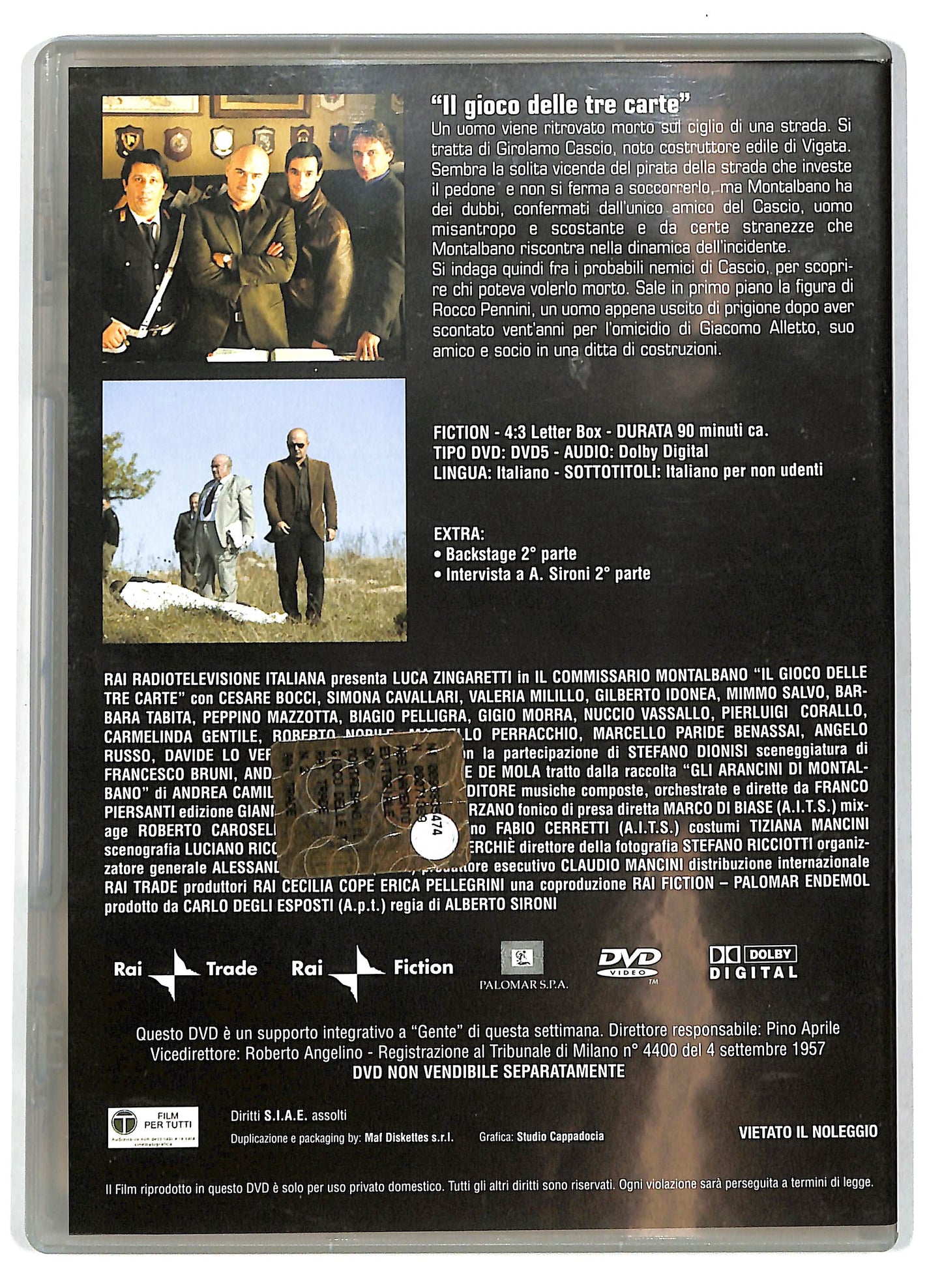 EBOND Commissario Montalbano Il gioco delle carte vol.2 EDITORIALE DVD D715750