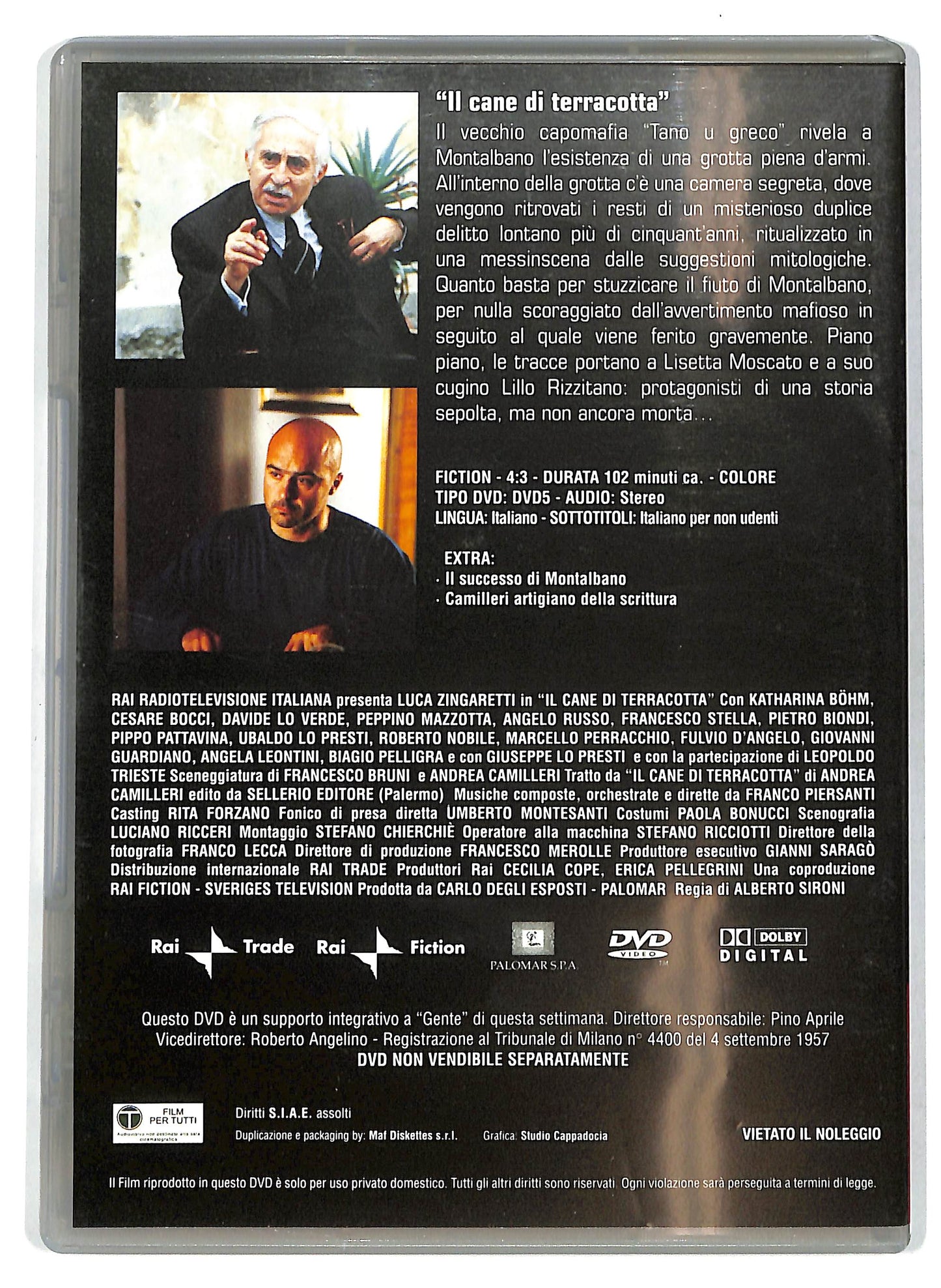 EBOND Commissario Montalbano Il cane di terracotta vol.8 EDITORIALE DVD D715752