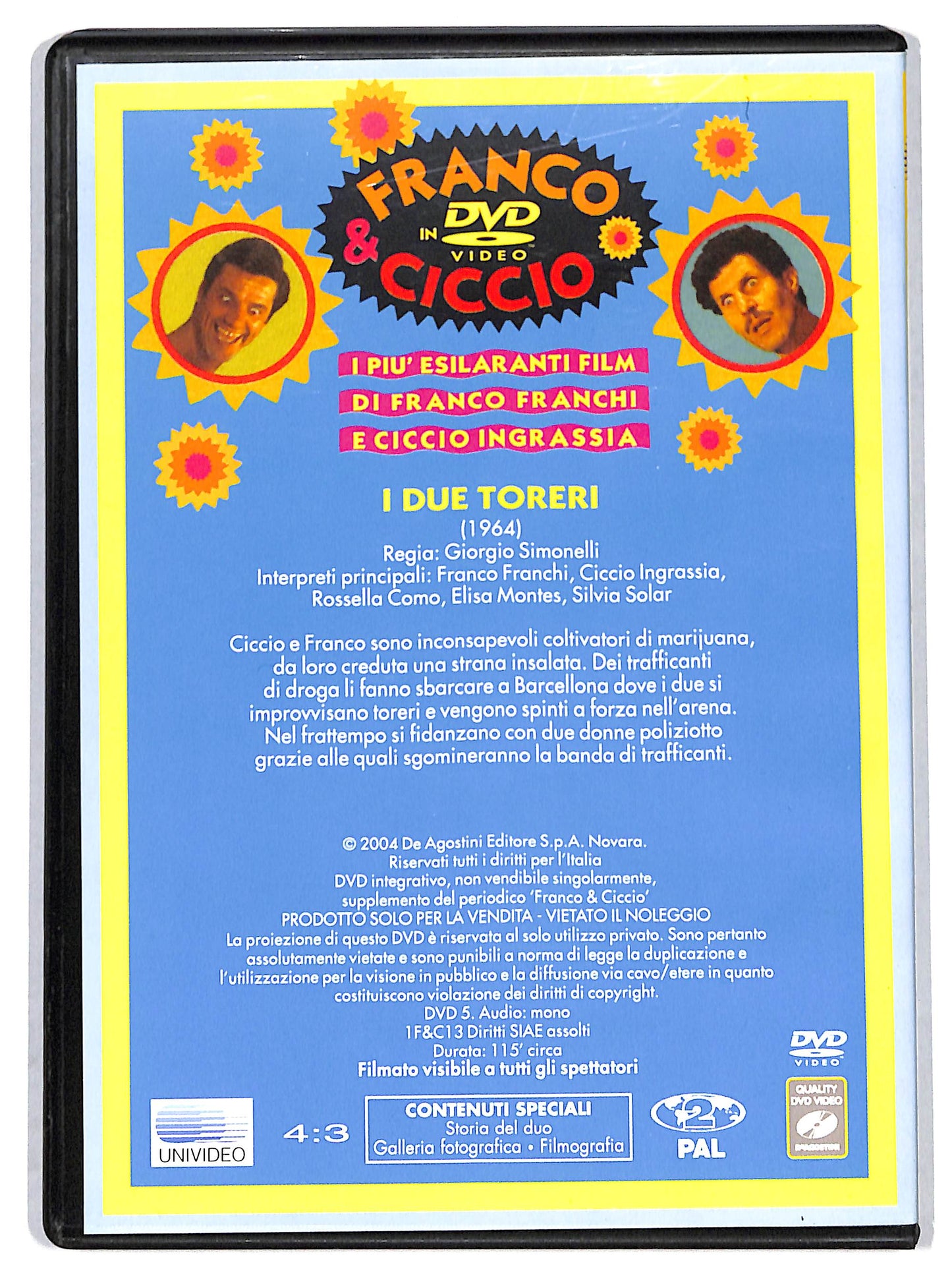 EBOND Franco e Ciccio - I due toreri EDITORIALE DVD D715929