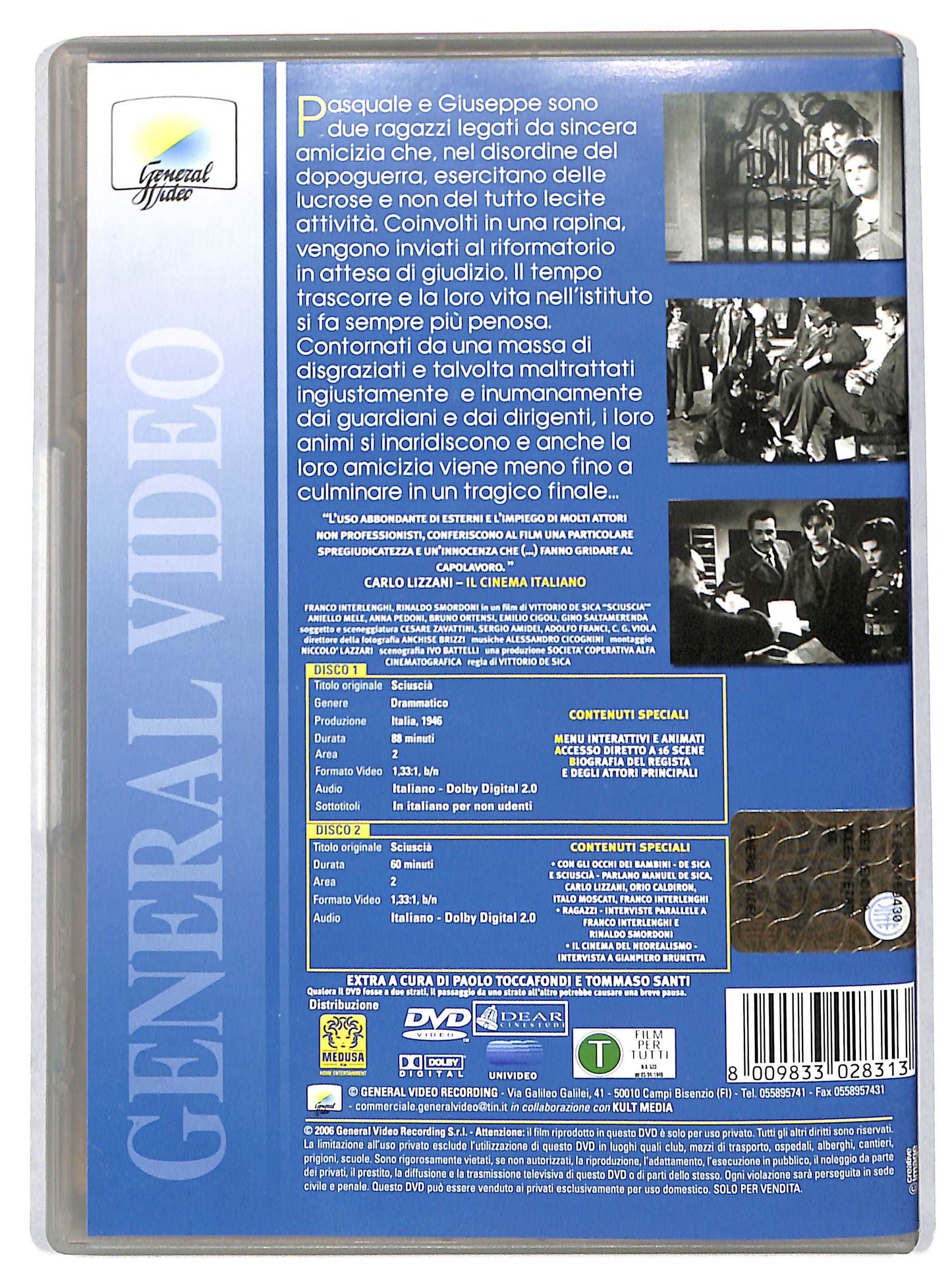 EBOND sciuscia DVD D715943
