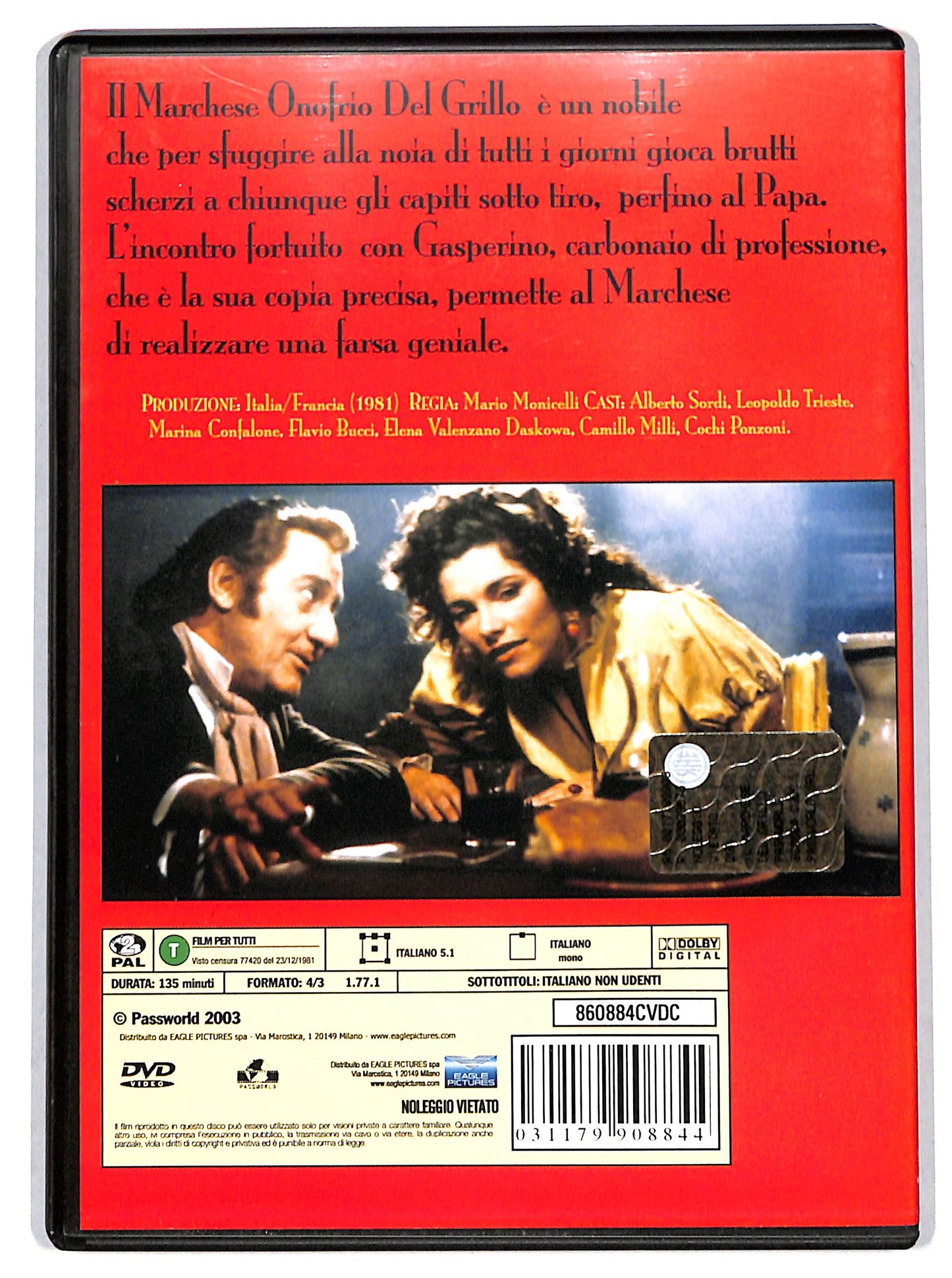 EBOND Il Marchese del Grillo DVD D715952