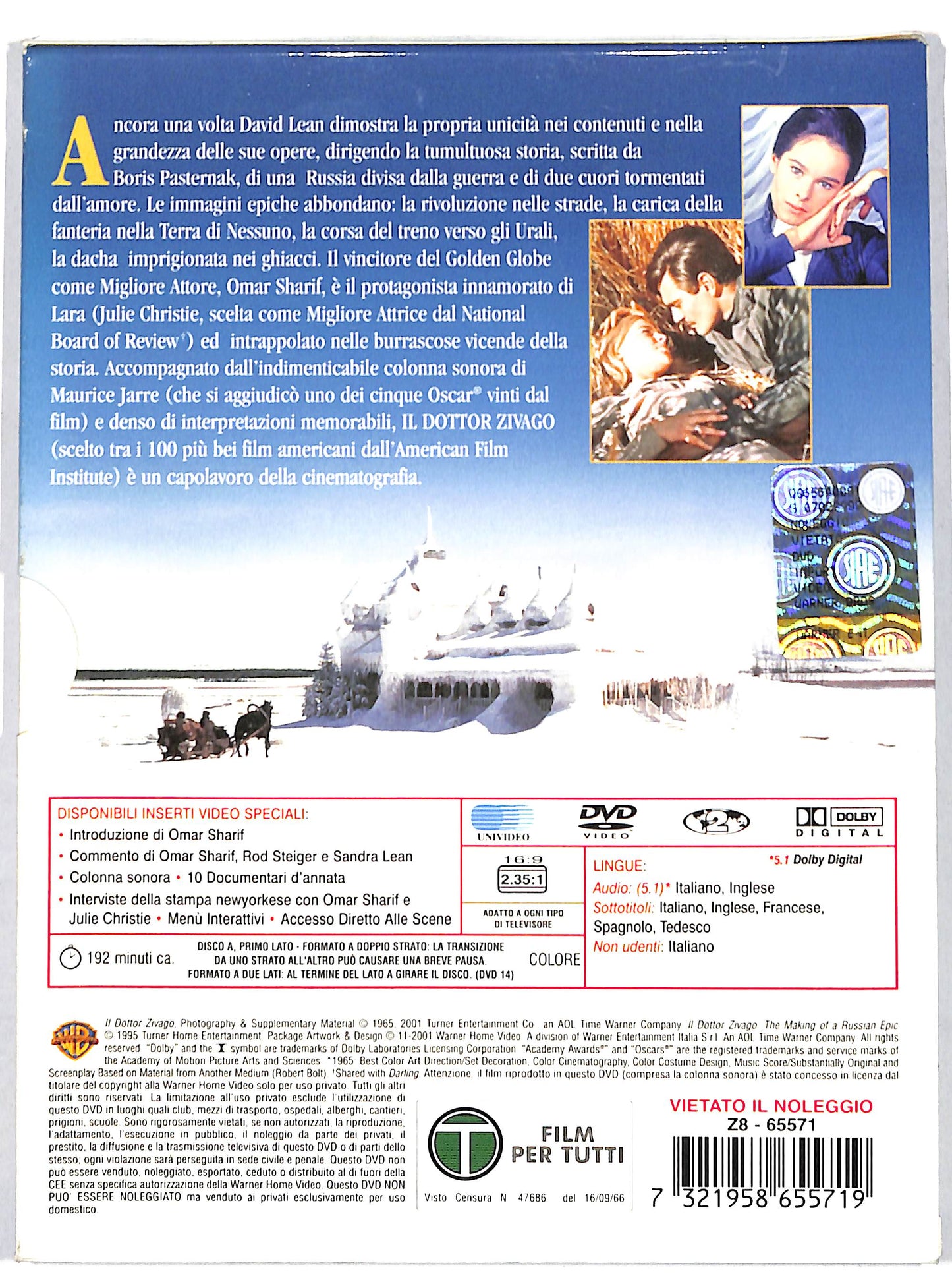 EBOND il dottor zivago DVD D715962