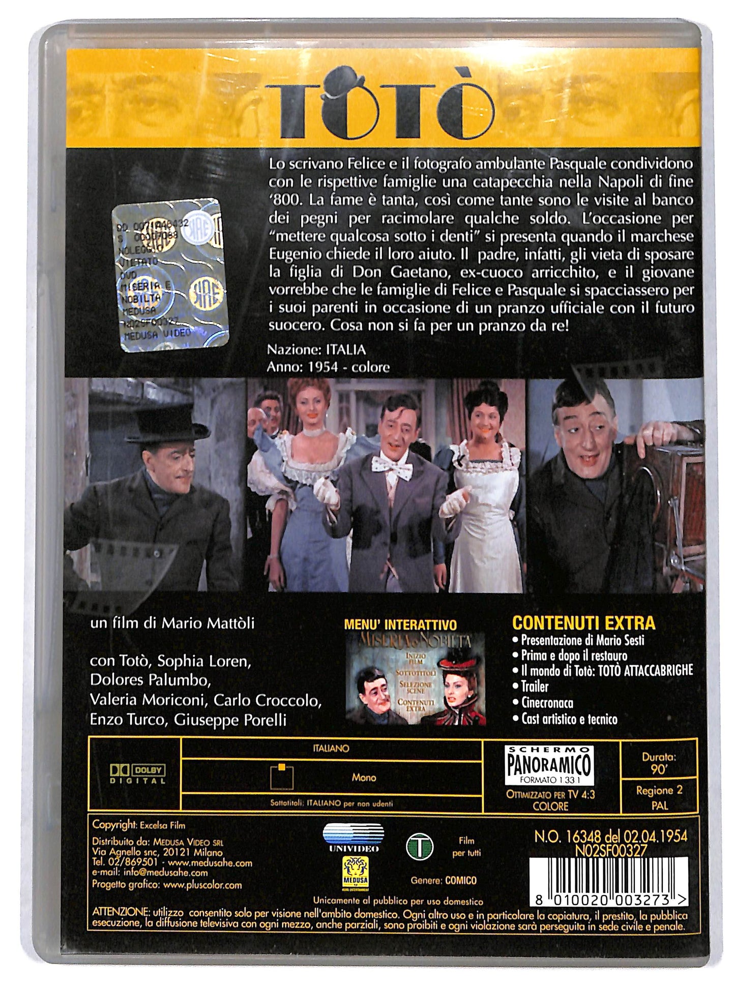 EBOND Toto - Miseria e Nobilta DVD D716029
