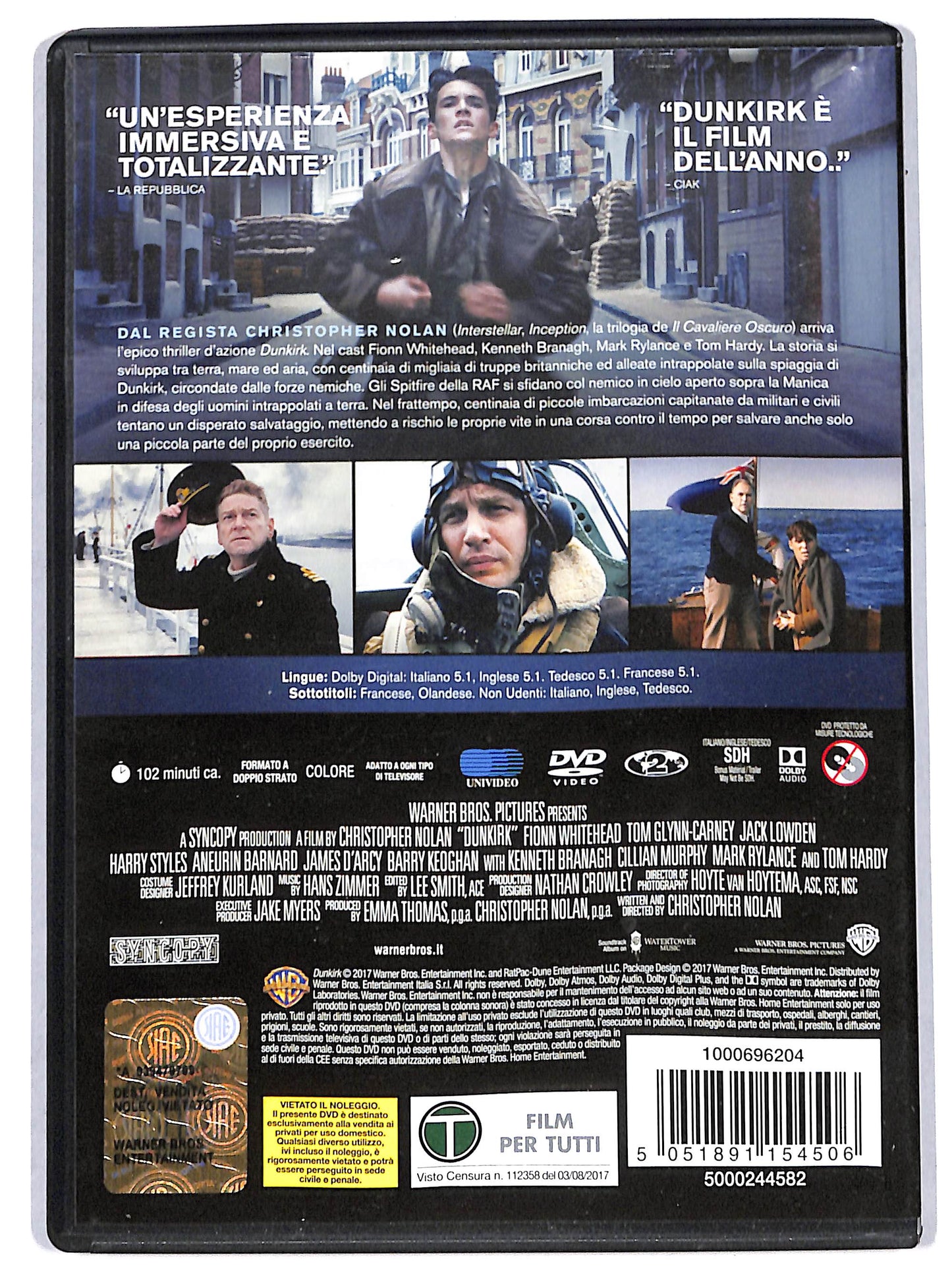 EBOND dunkirk DVD D716046