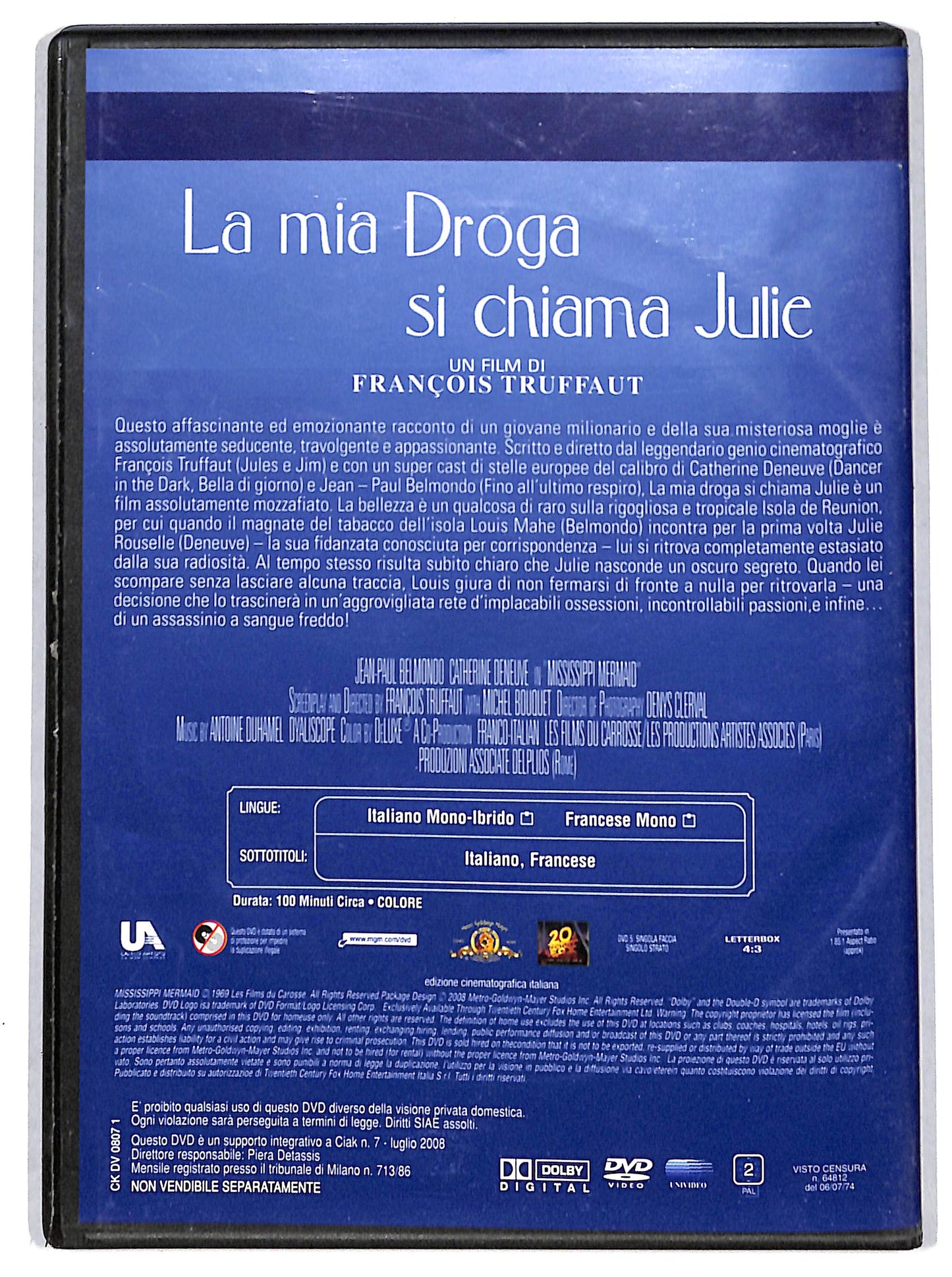 EBOND La mia droga si chiama Julie EDITORIALE DVD D716115