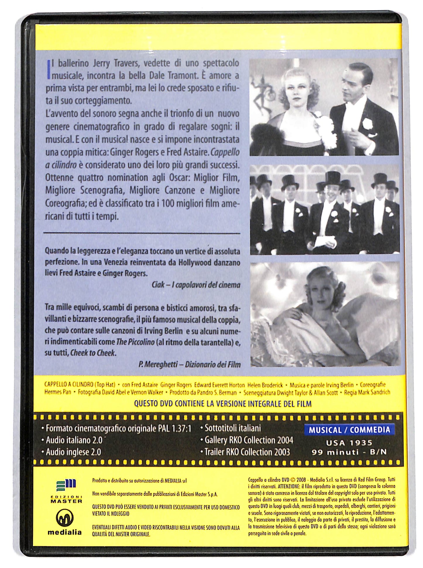 EBOND Fred Astaire Collection - Cappello a Cilindro EDITORIALE DVD D716154