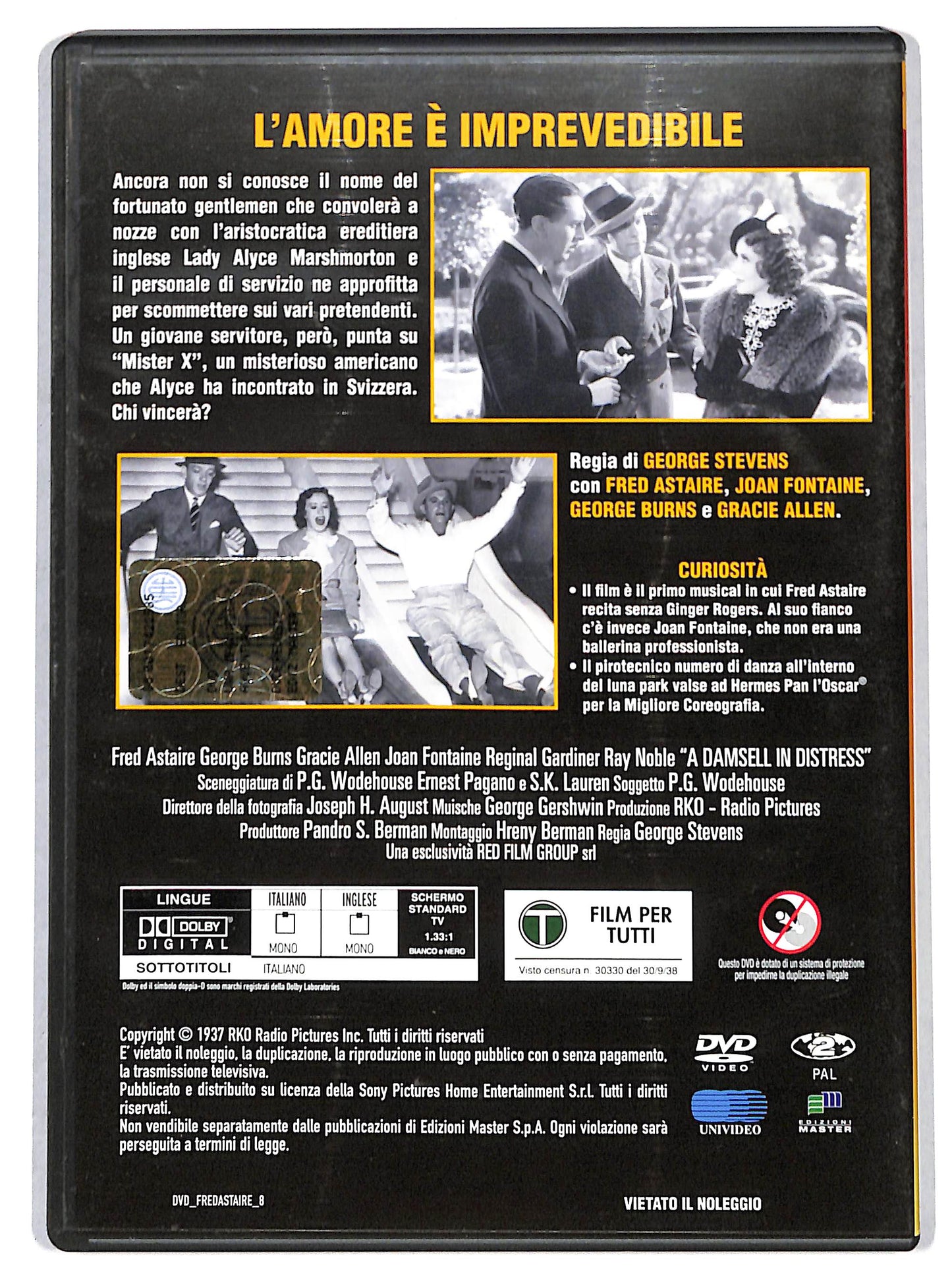 EBOND Fred Astaire Collection - Una magnifica avventura EDITORIALE DVD D716155
